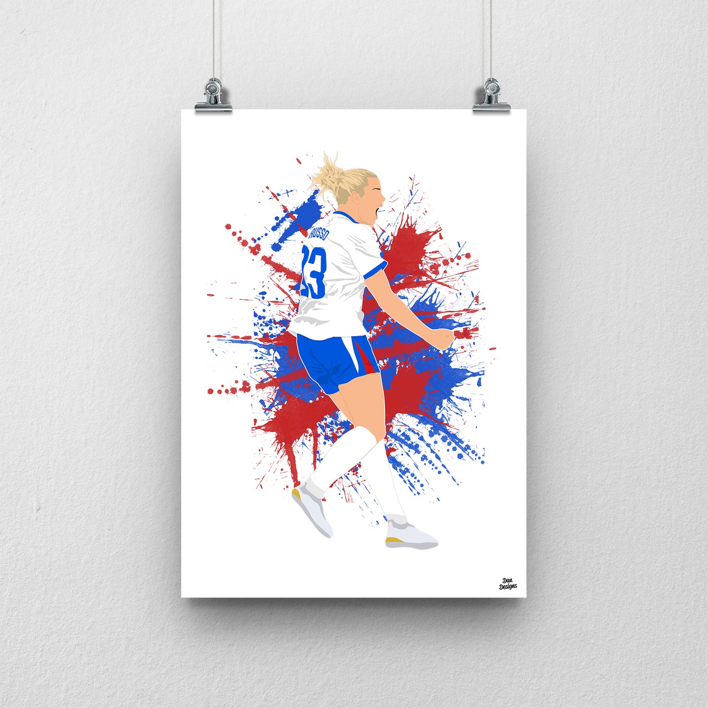 Alessia Russo Print | Lionesses Euro 2025