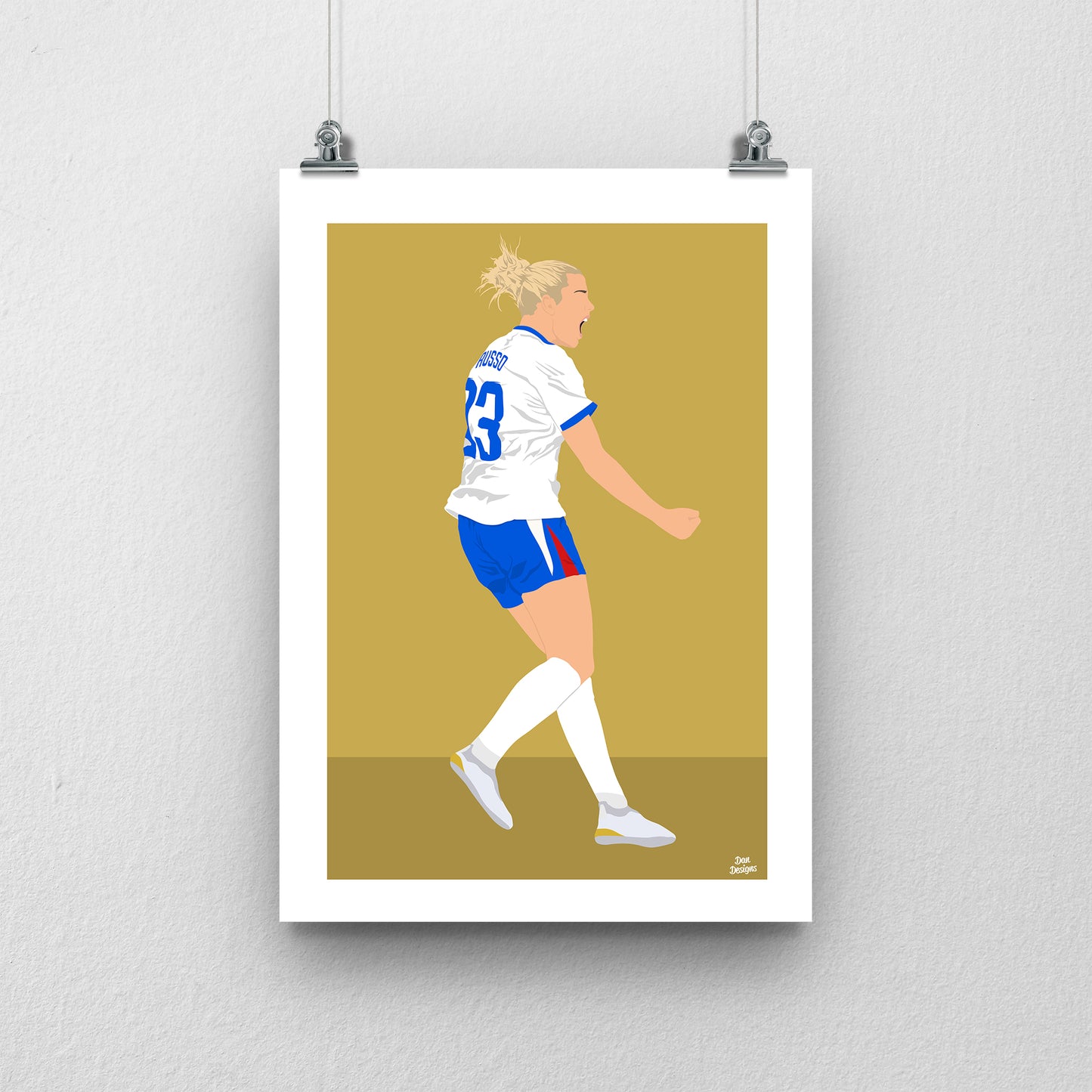 Alessia Russo Print | Lionesses Euro 2025