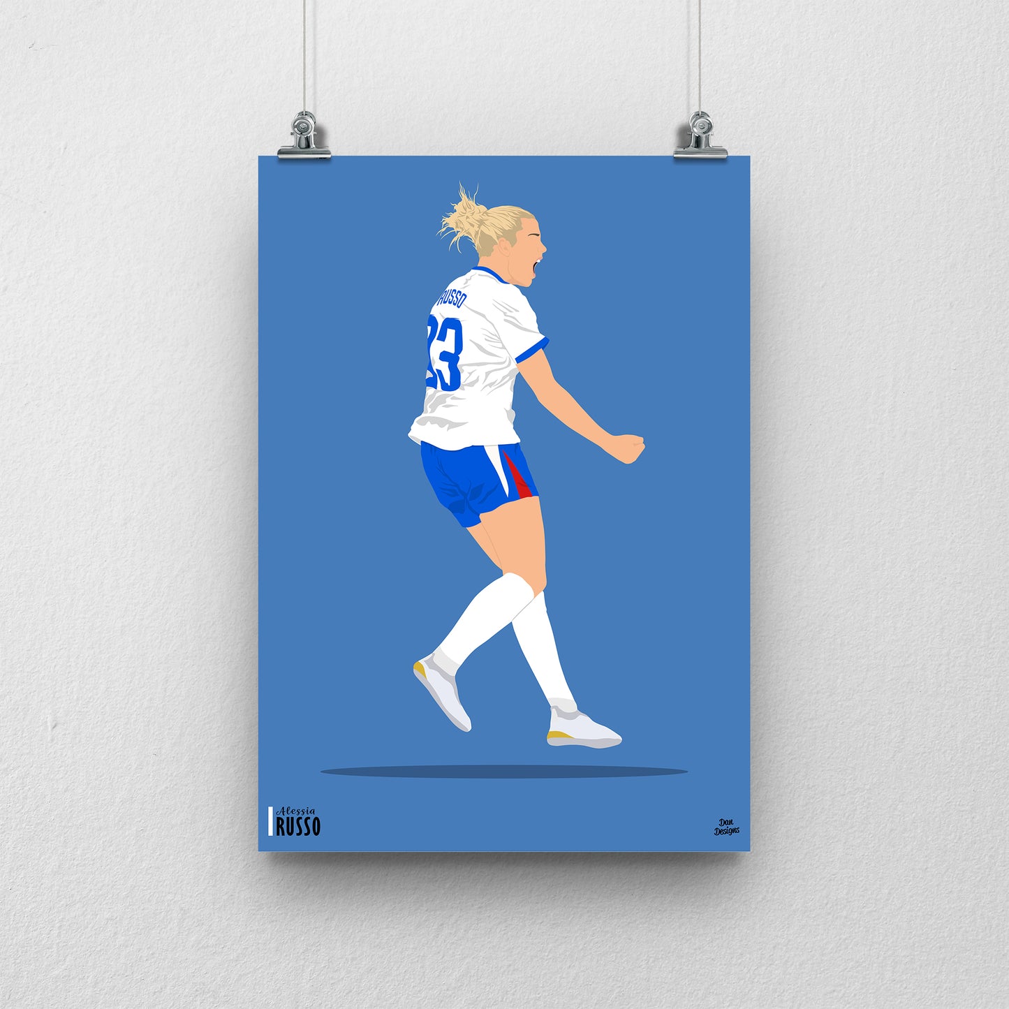Alessia Russo Print | Lionesses Euro 2025