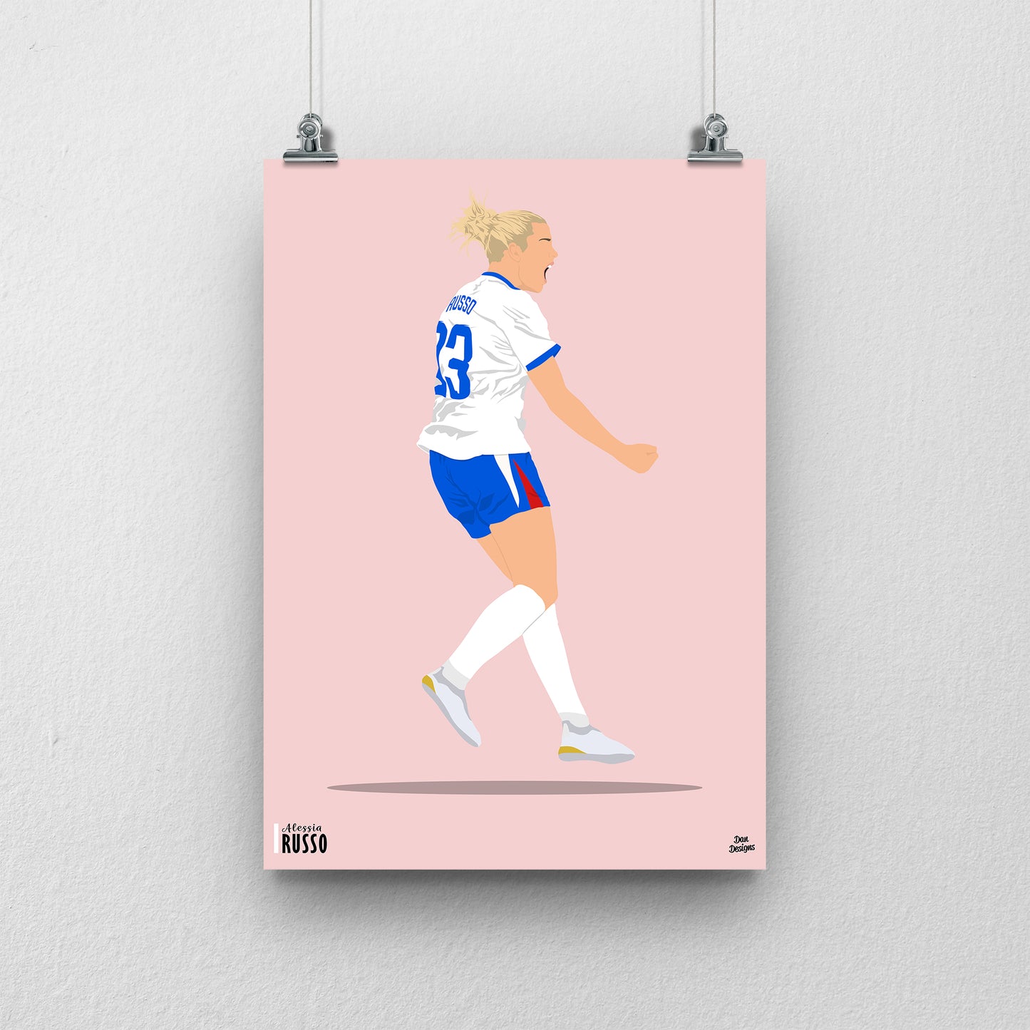 Alessia Russo Print | Lionesses Euro 2025