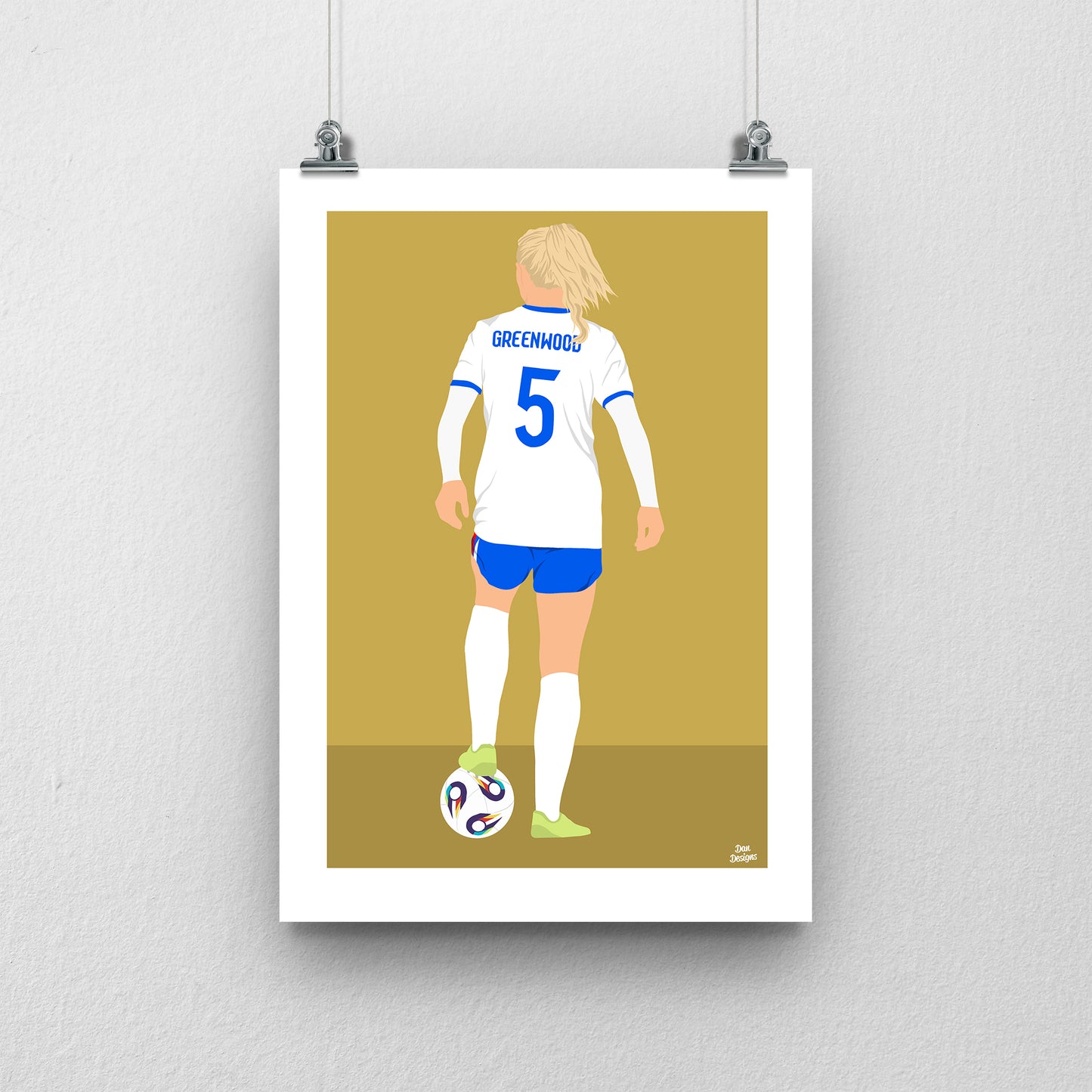 Alex Greenwood Print | Lionesses Euro 2025