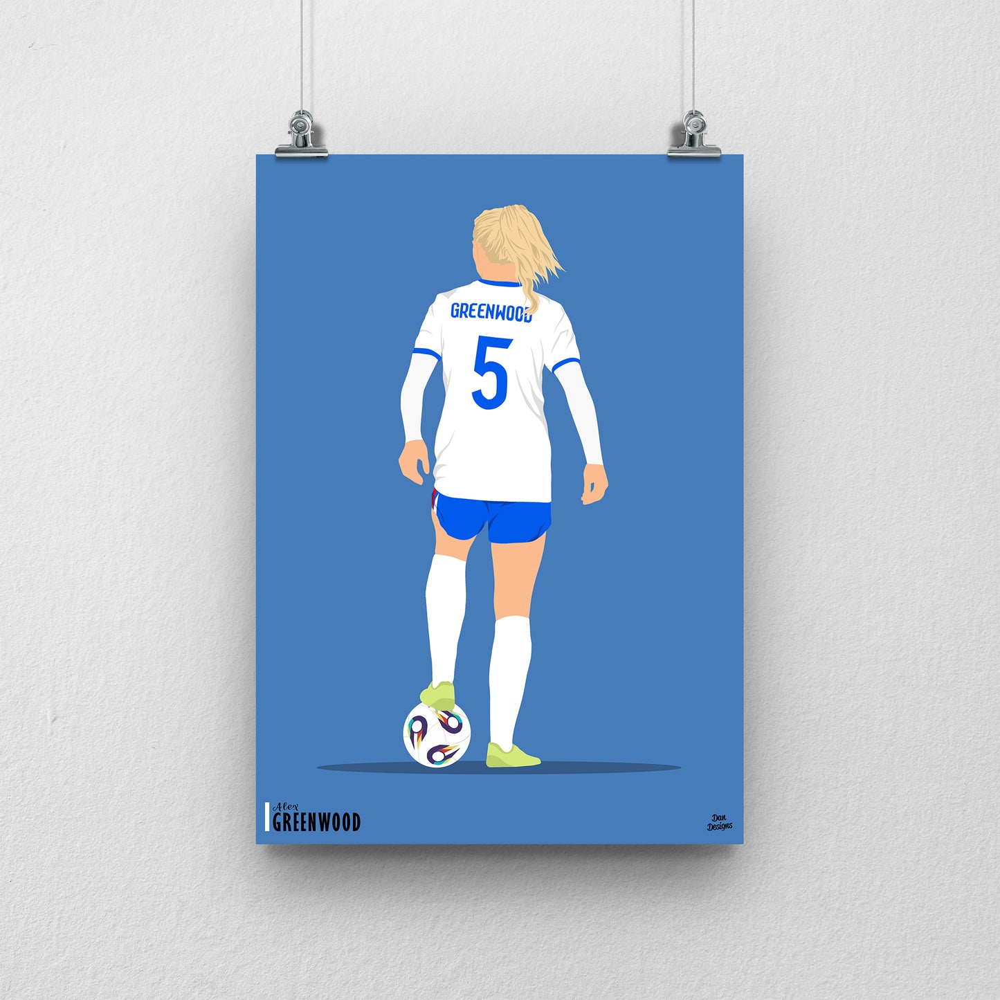 Alex Greenwood Print | Lionesses Euro 2025