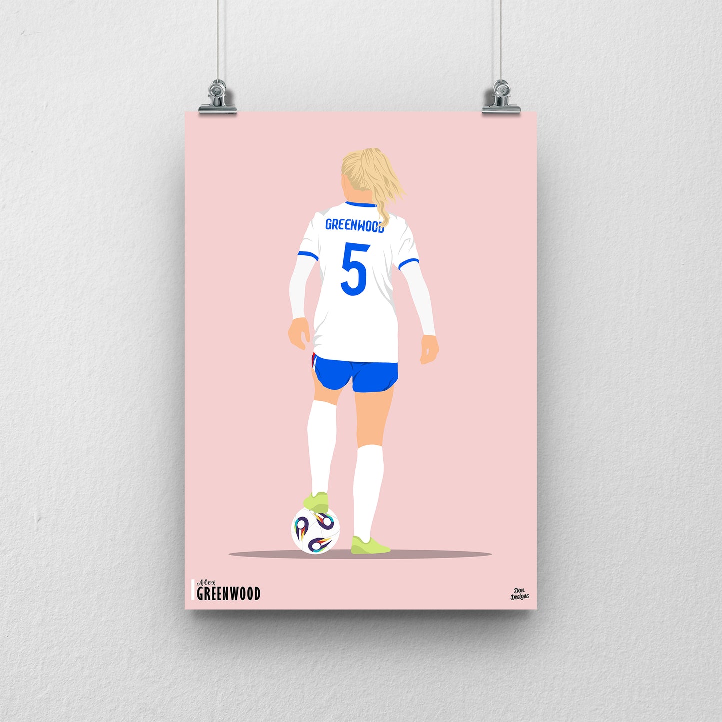 Alex Greenwood Print | Lionesses Euro 2025