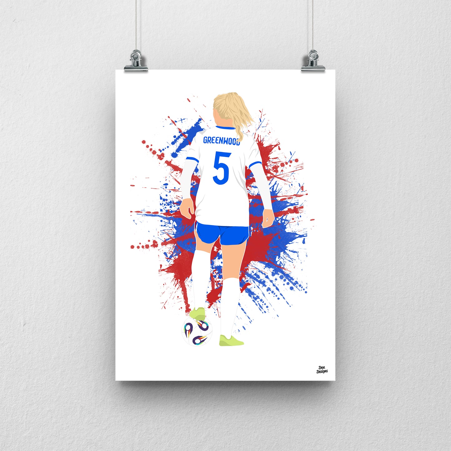 Alex Greenwood Print | Lionesses Euro 2025