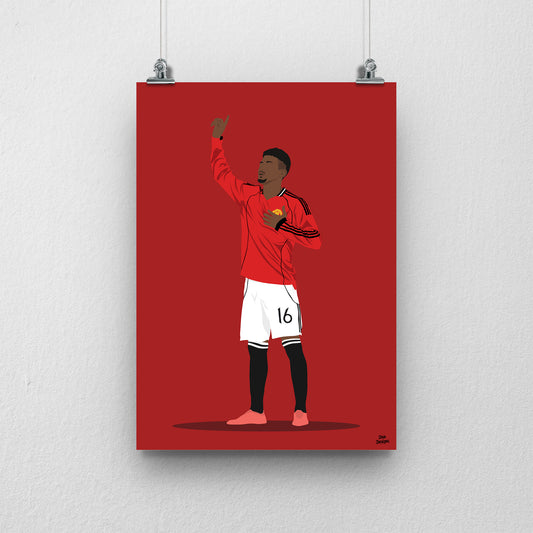 Amad Diallo Manchester United Print – Football Artwork