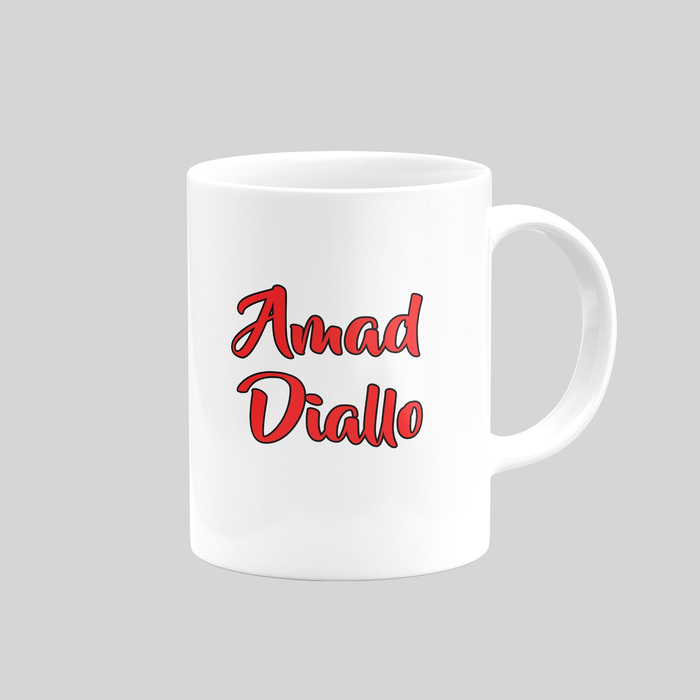 Amad Diallo Manchester United Mug – Football Artwork
