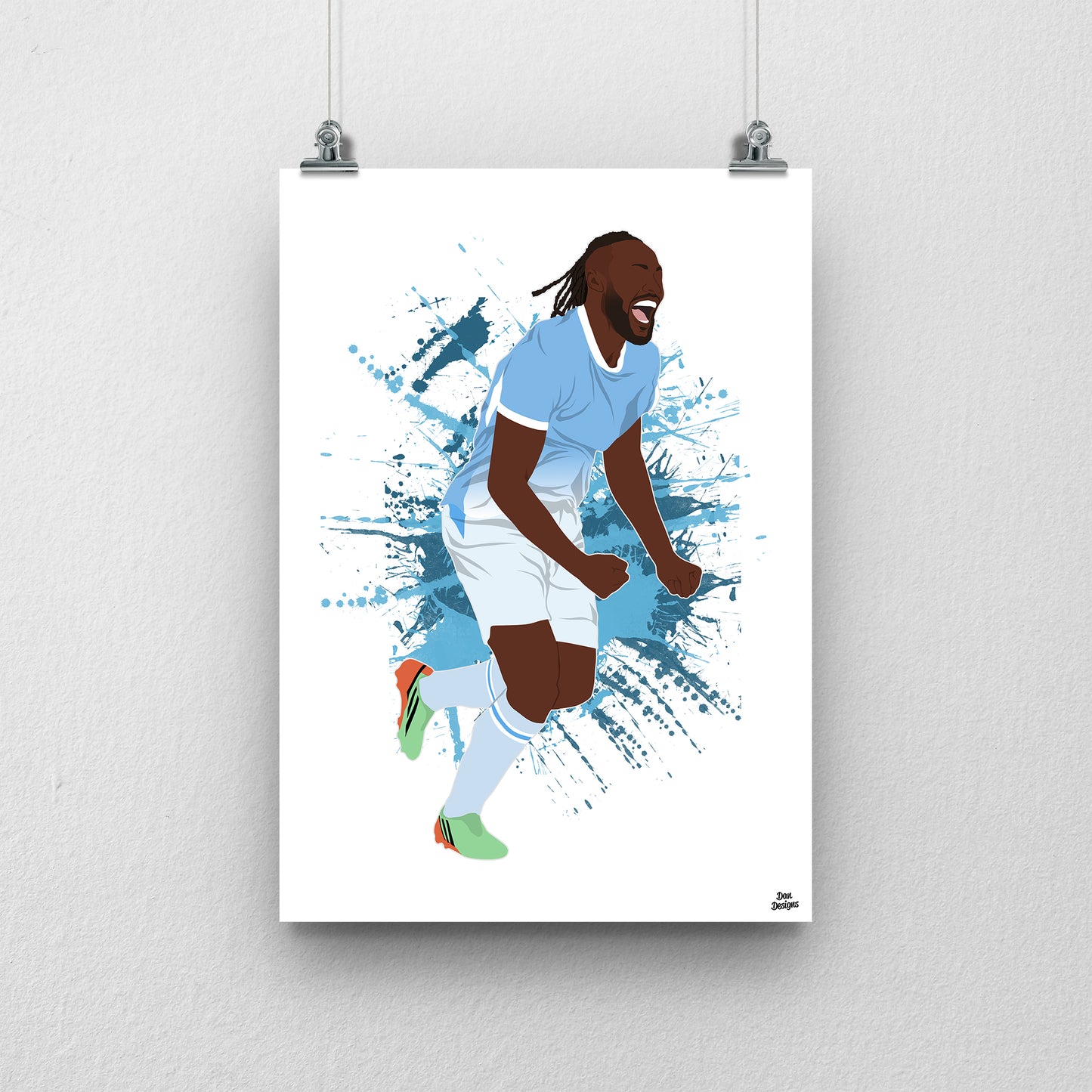 Antoine Semenyo Manchester City Print – Football Artwork