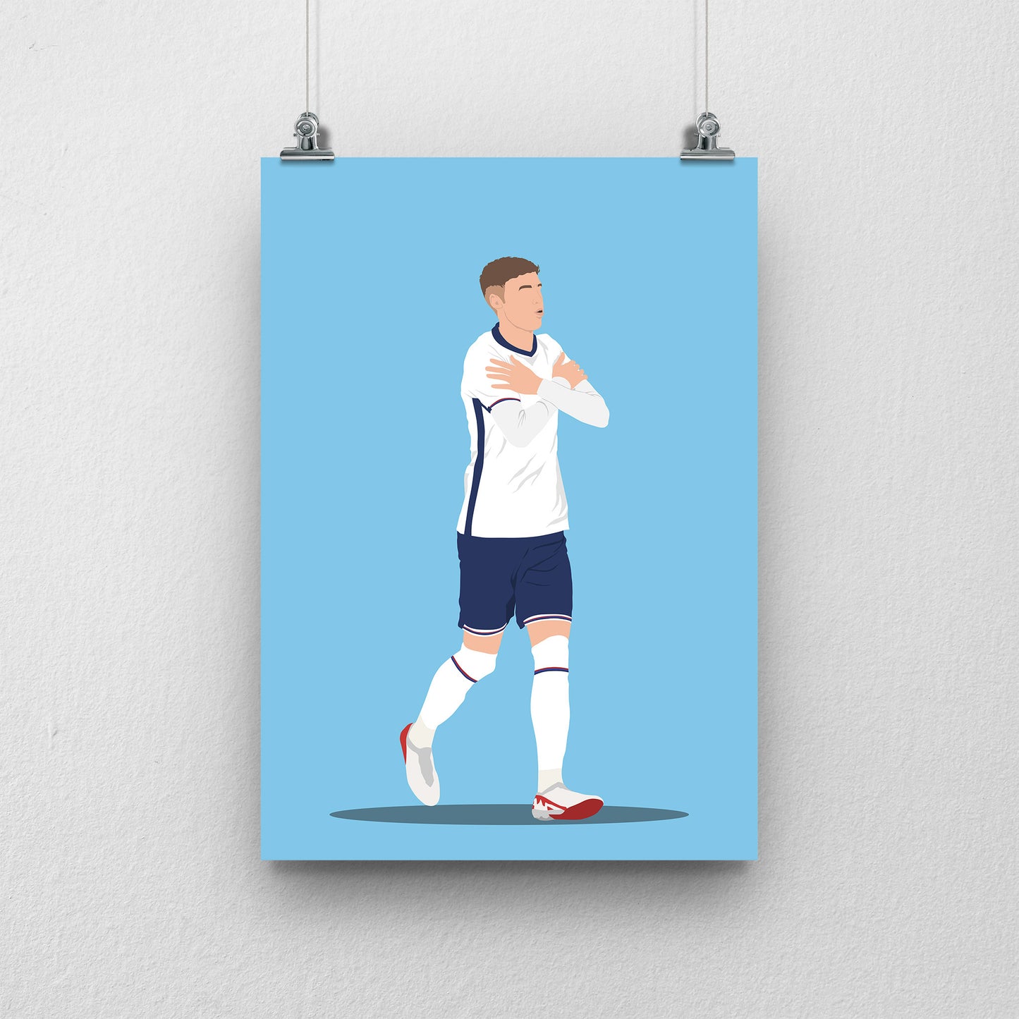 Cole Palmer England Print – Football Artwork