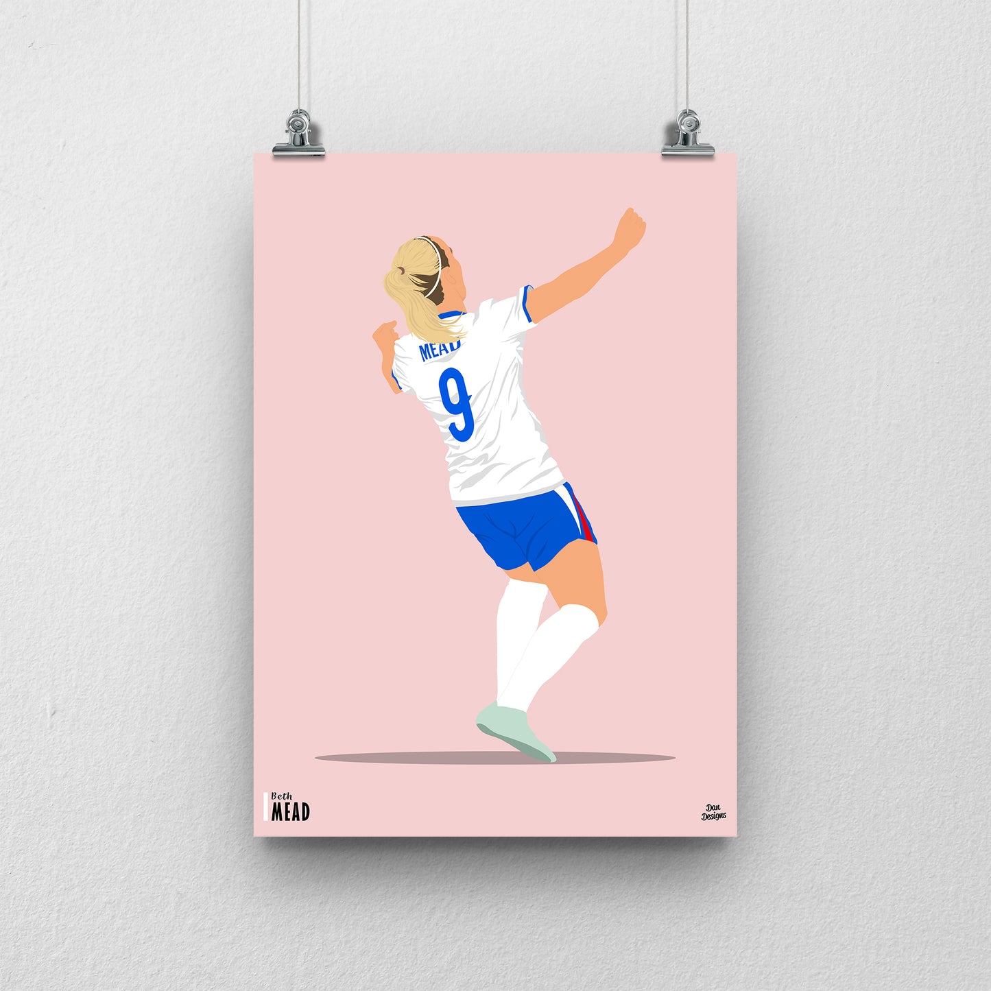 Beth Mead Print | Lionesses Euro 2025