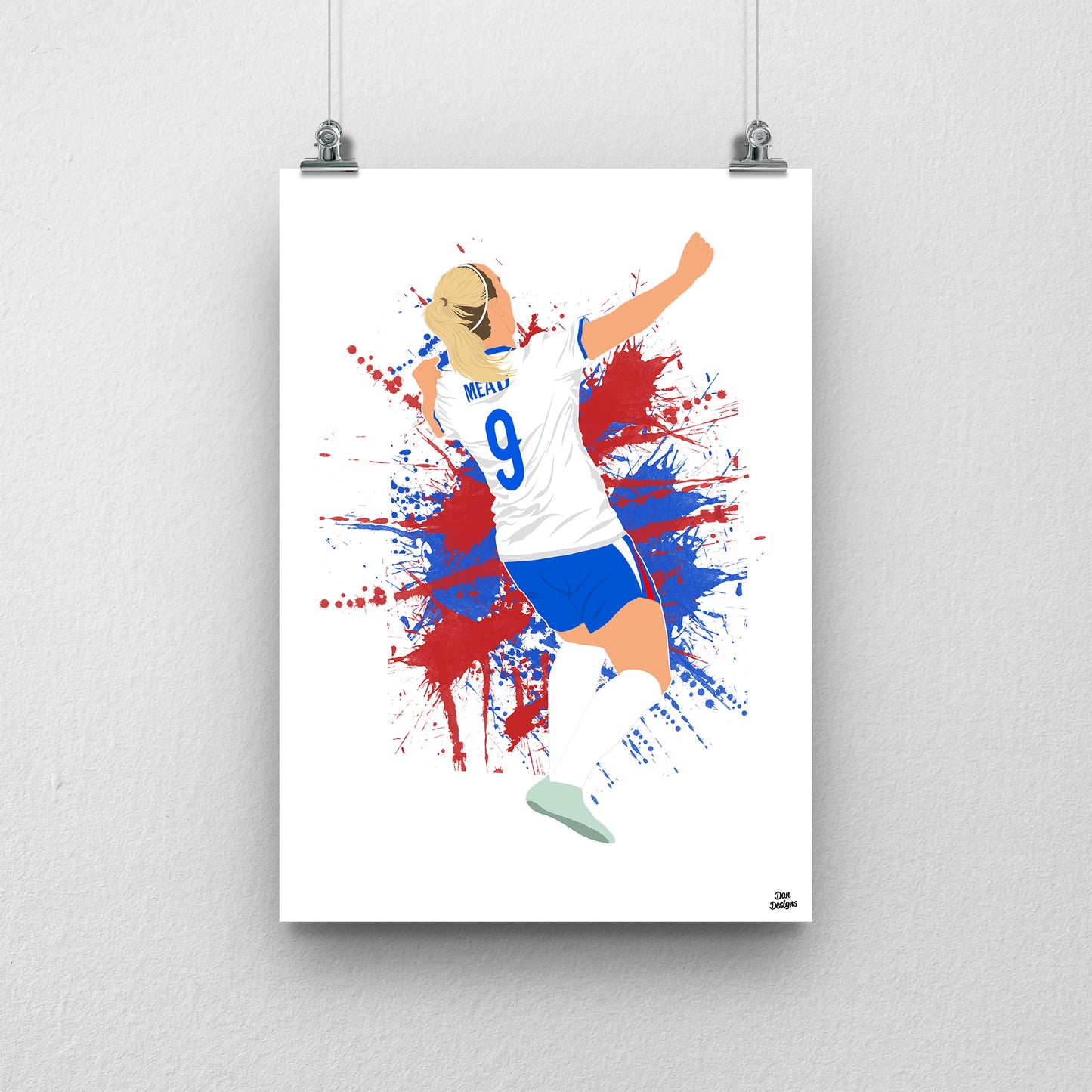 Beth Mead Print | Lionesses Euro 2025