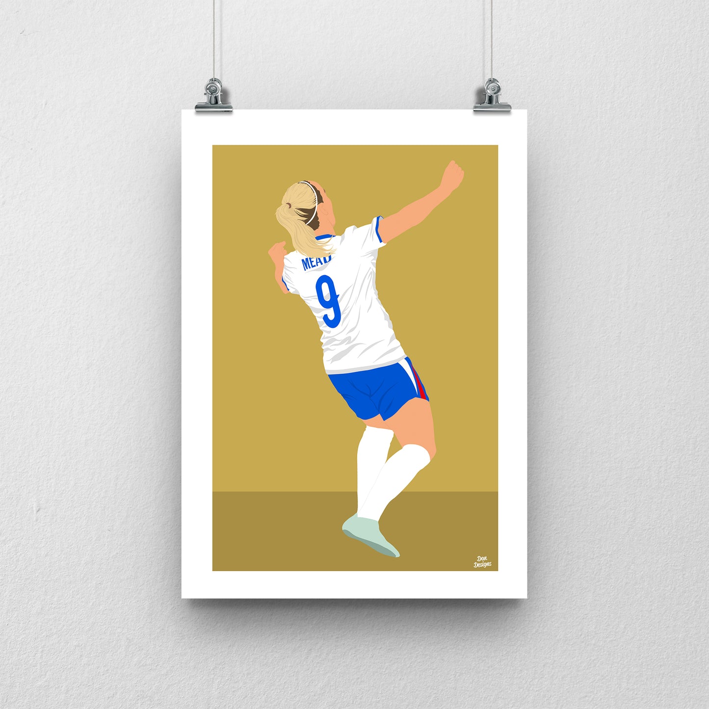 Beth Mead Print | Lionesses Euro 2025