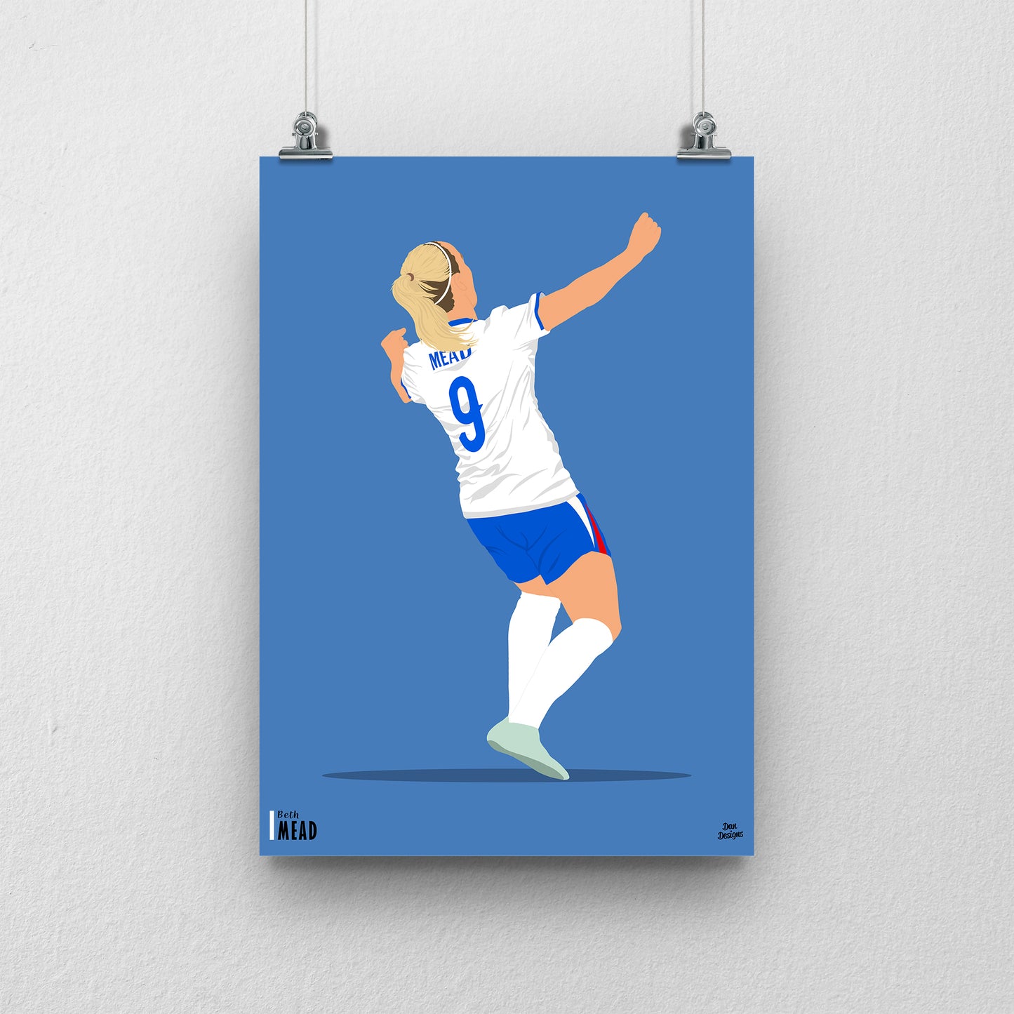 Beth Mead Print | Lionesses Euro 2025