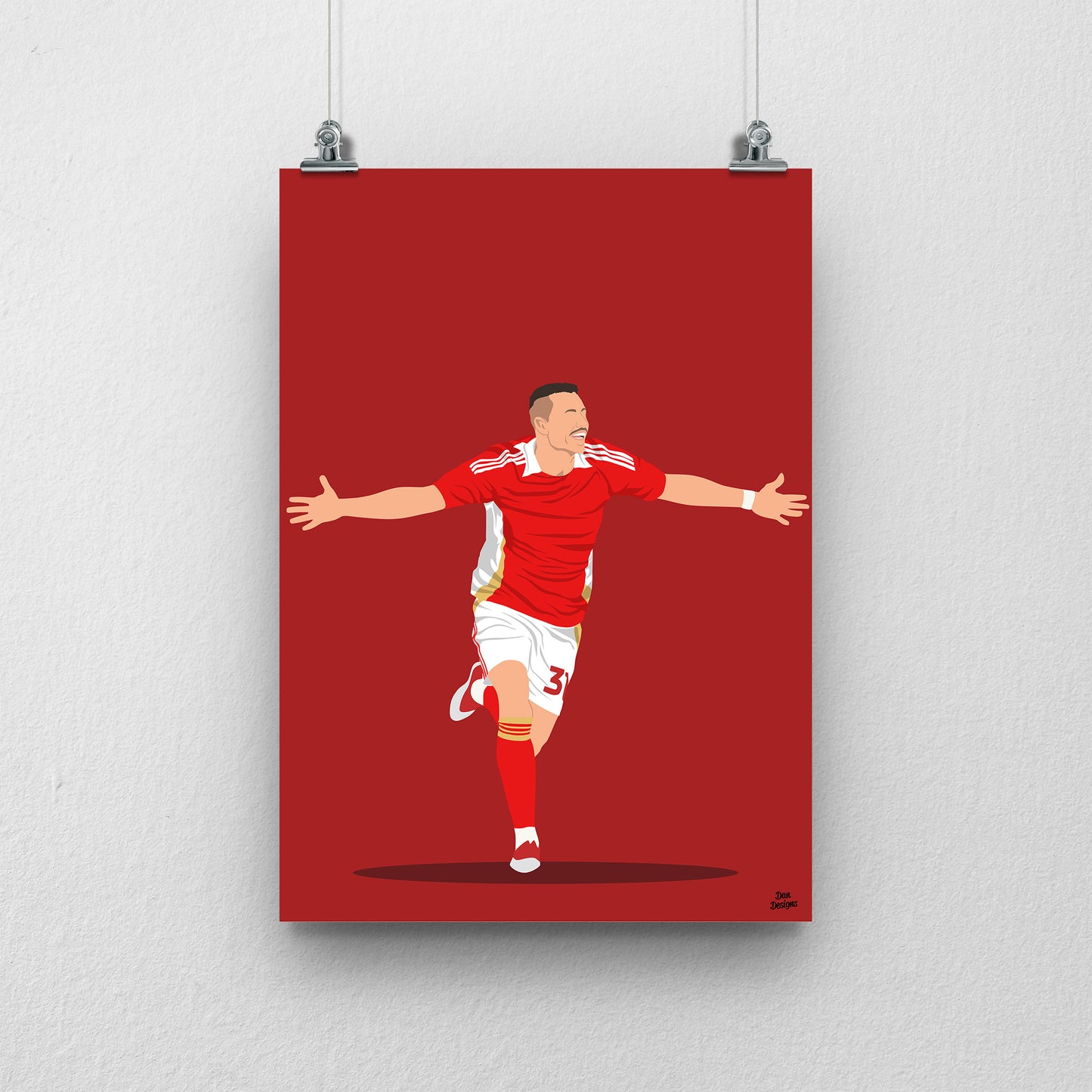 Billy Bodin Swindon Town Print – Official Club Artwork