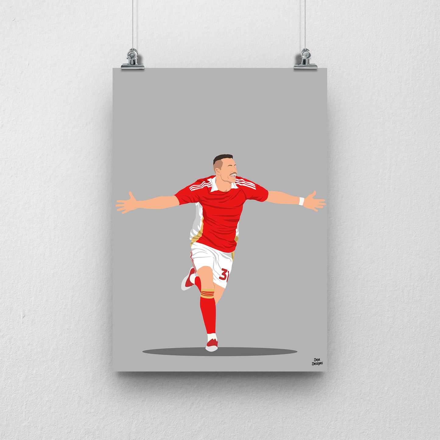 Billy Bodin Swindon Town Print – Official Club Artwork