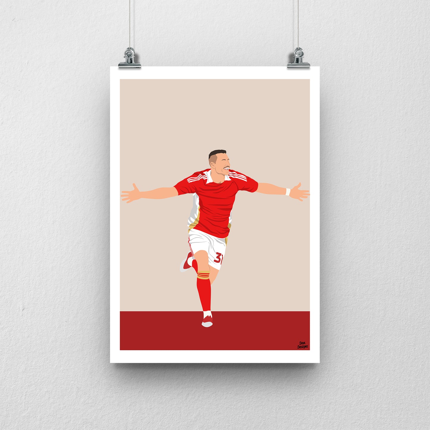 Billy Bodin Swindon Town Print – Official Club Artwork