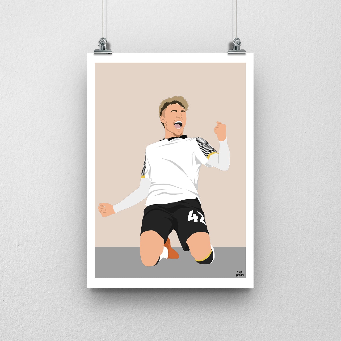 Bobby Clark Print – Derby County Artwork