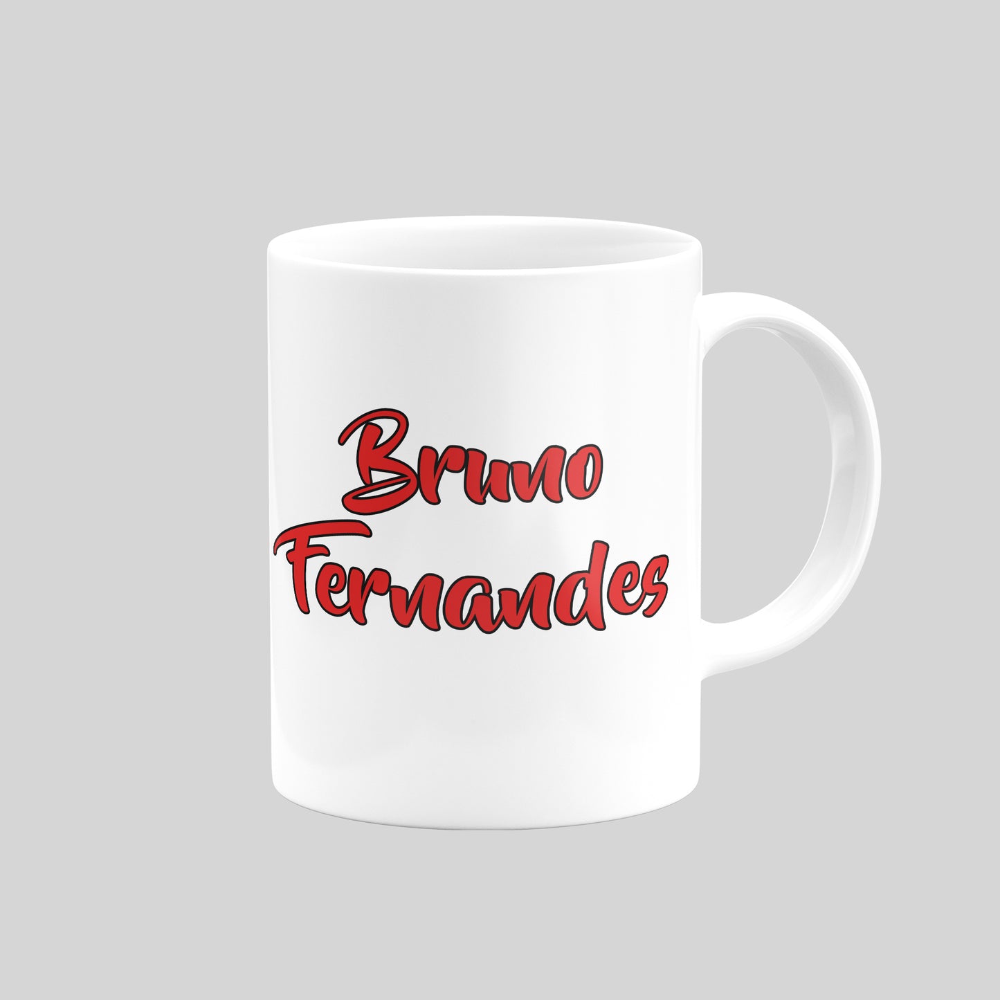 Bruno Fernandes Manchester United Mug – Football Artwork