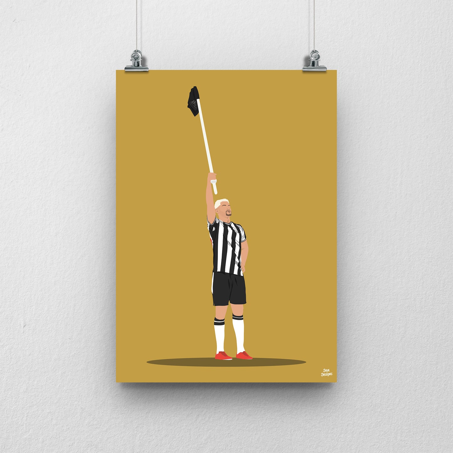 Bruno Guimaraes Print- Newcastle United Football Poster