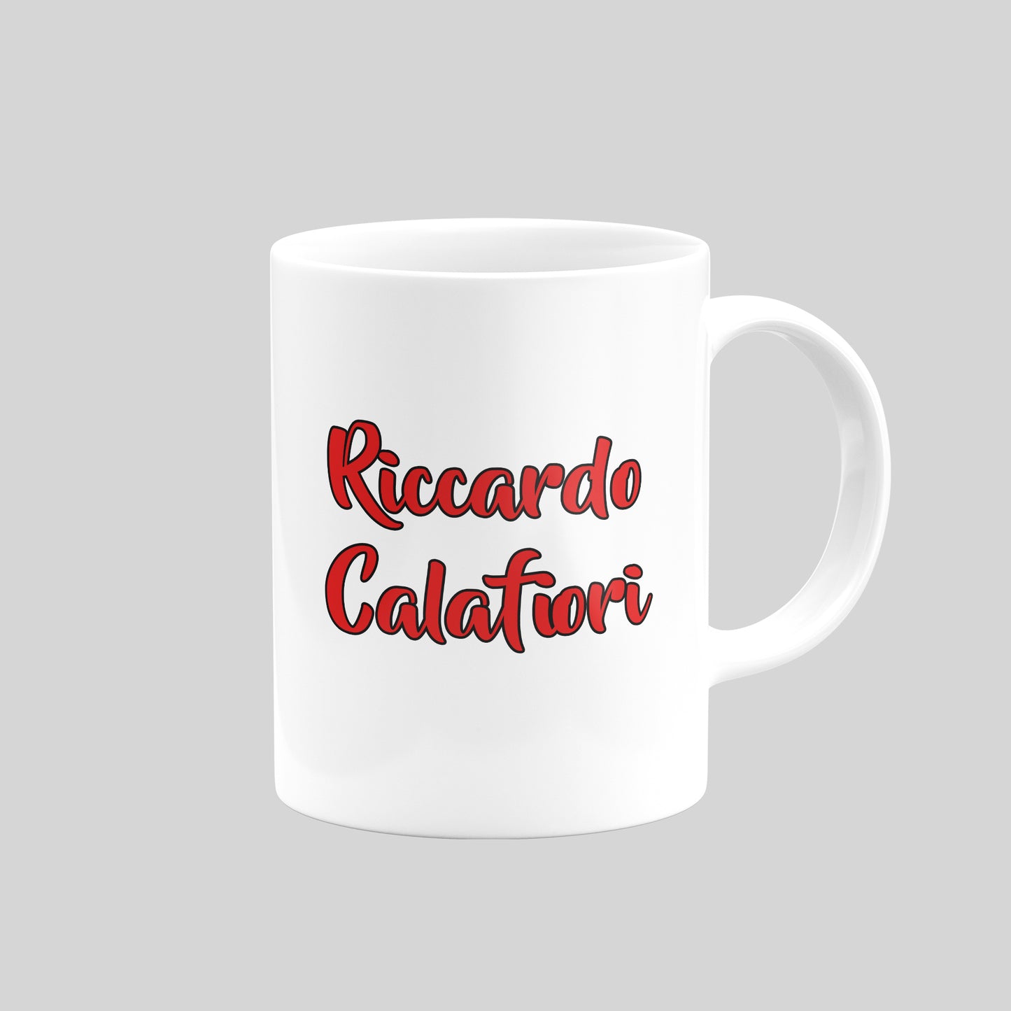 Riccardo Calafiori Arsenal Mug – Football Artwork & Gift Idea