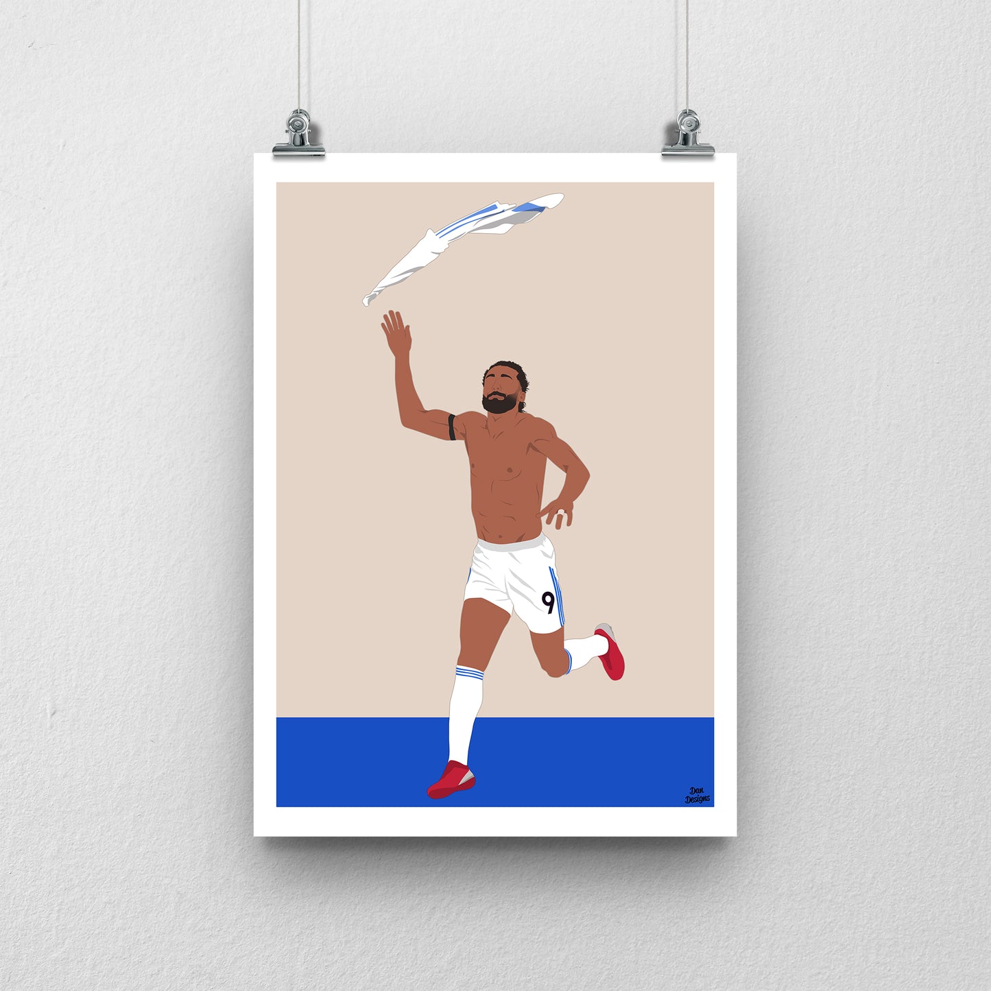 Dominic Calvert-Lewin Print – Leeds United Poster