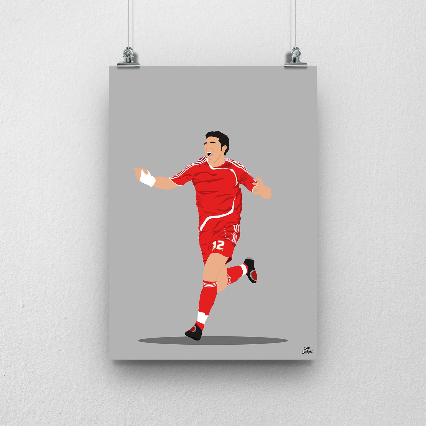 Charlie Austin Swindon Town Print – Official Club Artwork