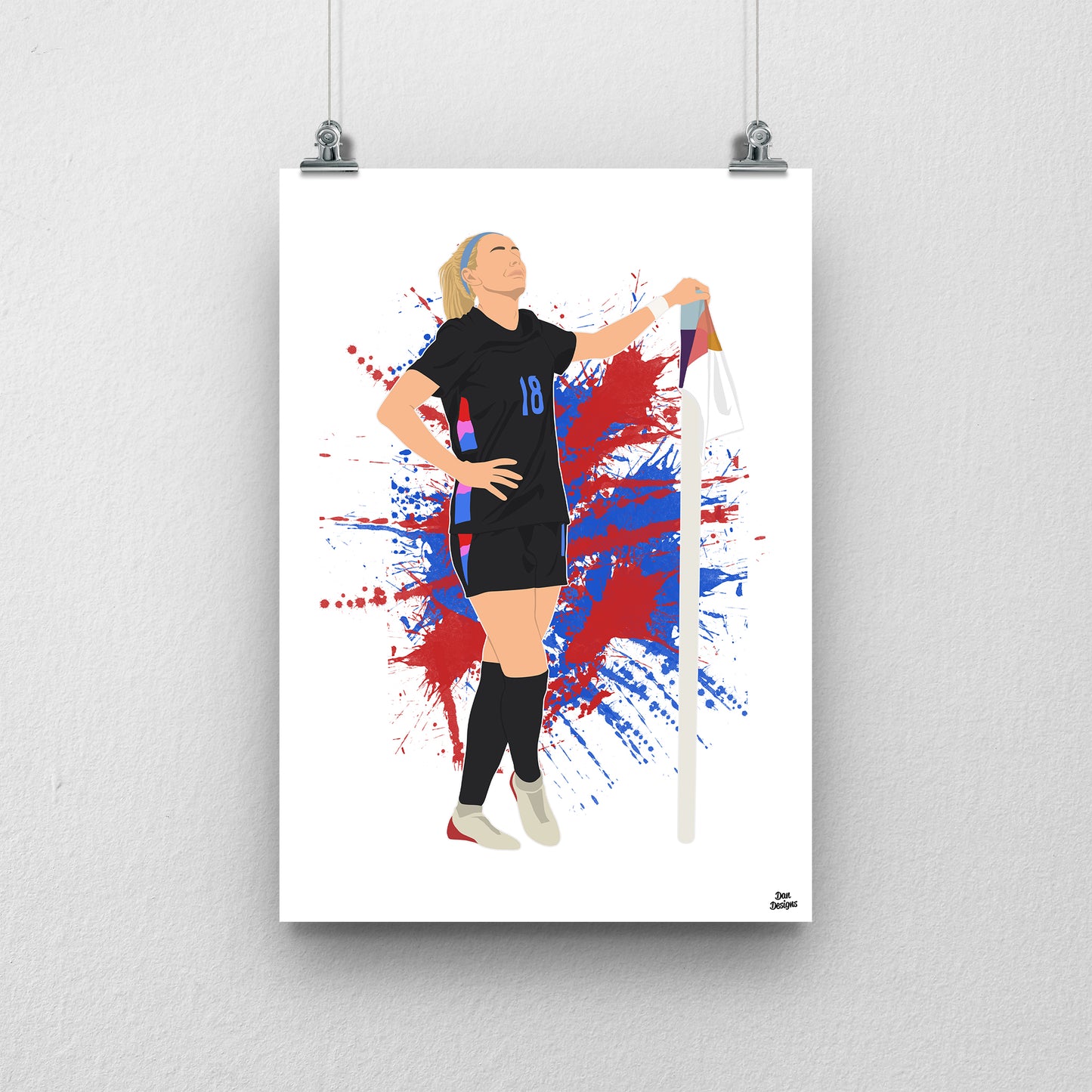 Chloe Kelly Print | Lionesses Euro 2025