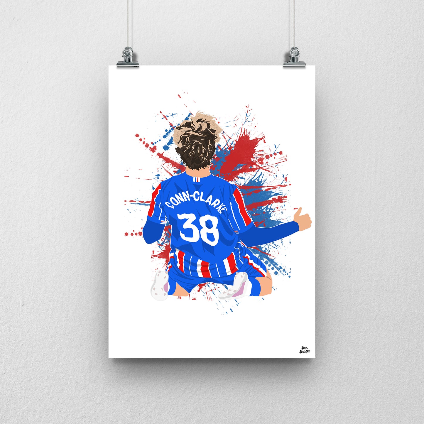 Chris Conn-Clarke Carlisle United Print – Official Artwork