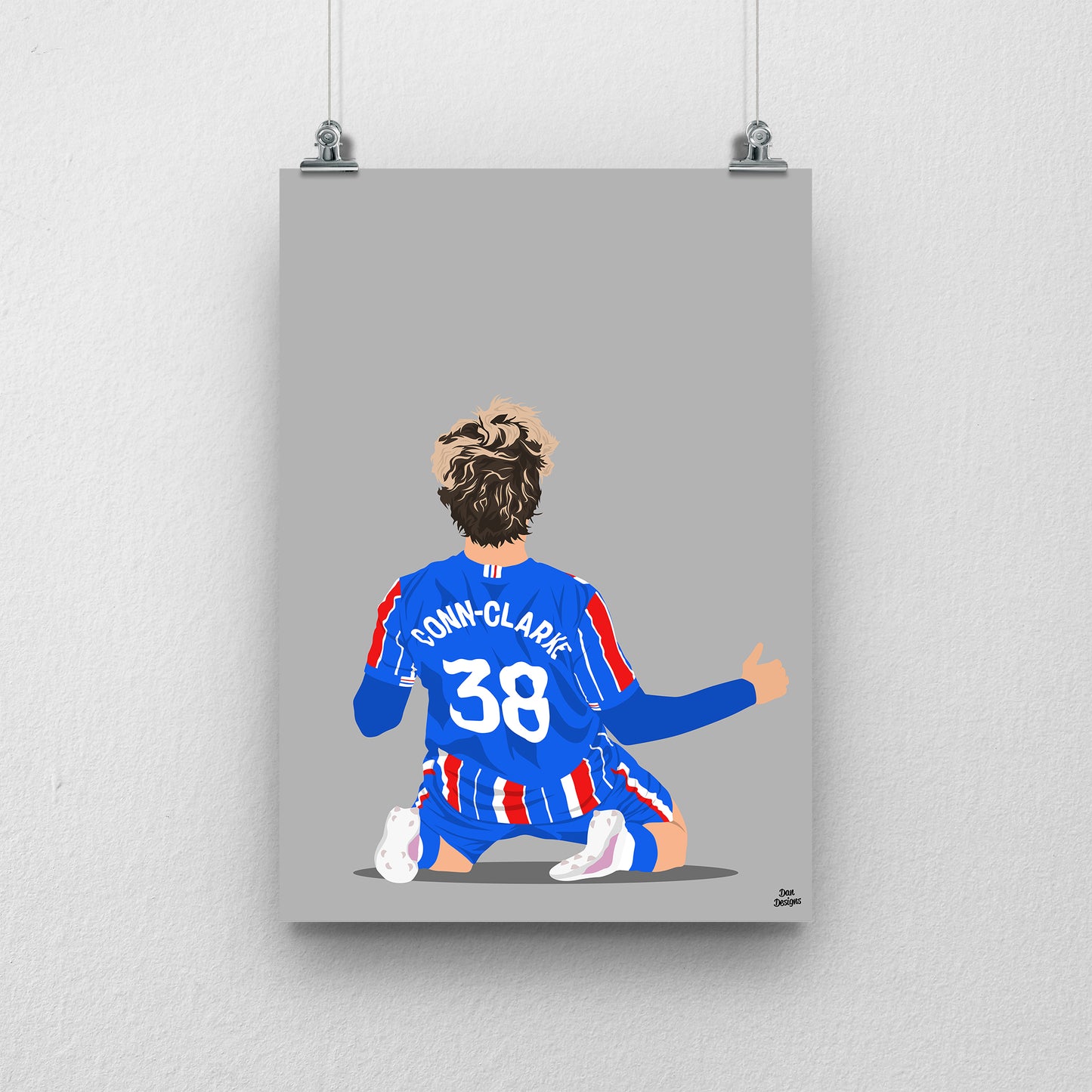Chris Conn-Clarke Carlisle United Print – Official Artwork