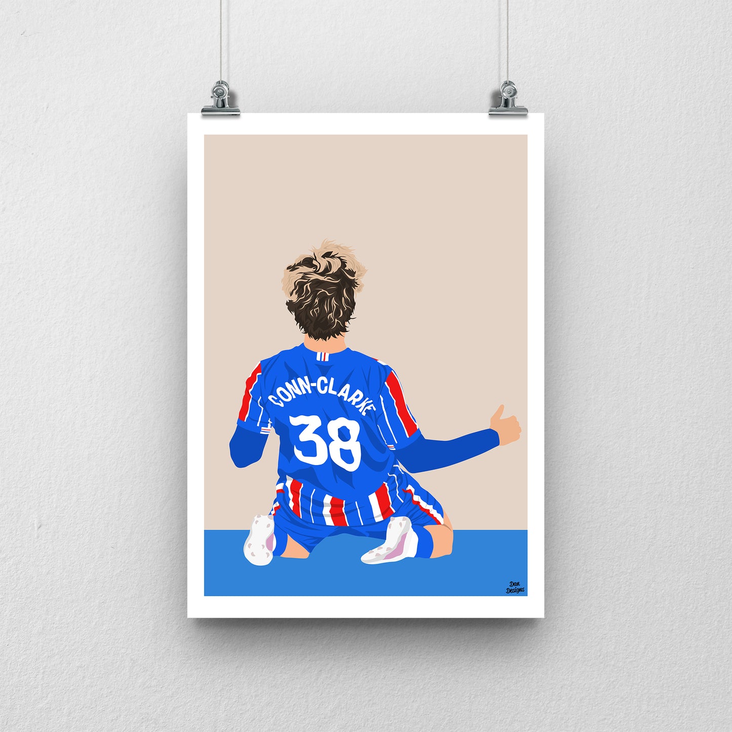 Chris Conn-Clarke Carlisle United Print – Official Artwork