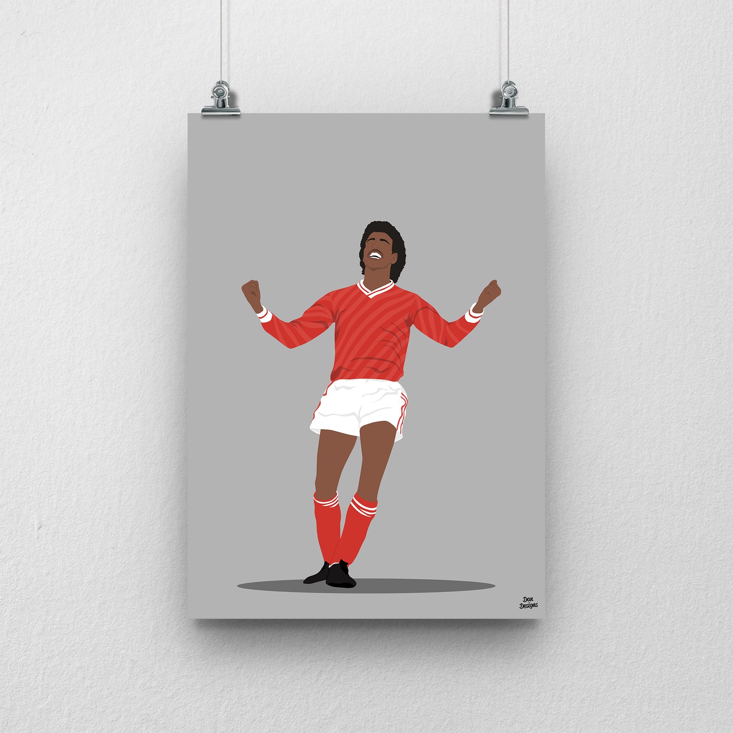 Chris Kamara Swindon Town Print – Official Club Artwork