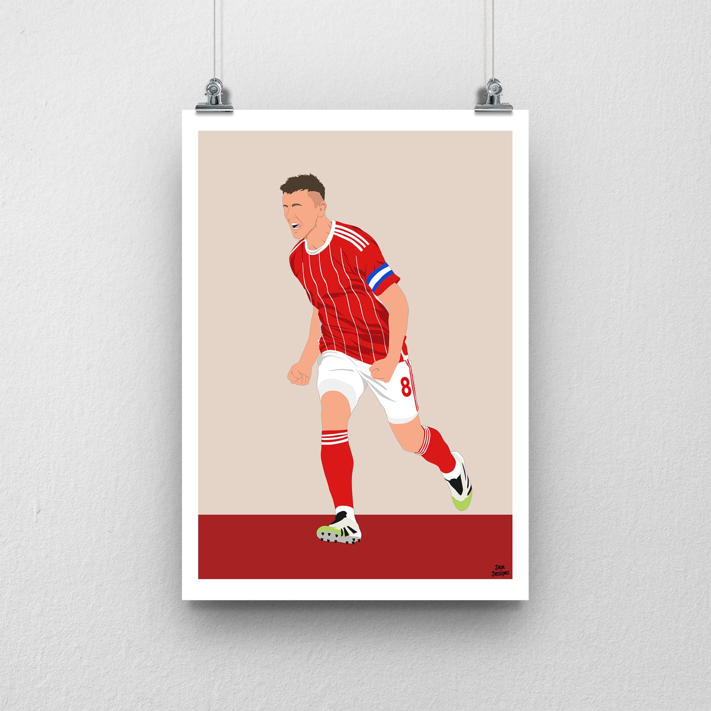Ollie Clarke Print – Swindon Town Football Artwork