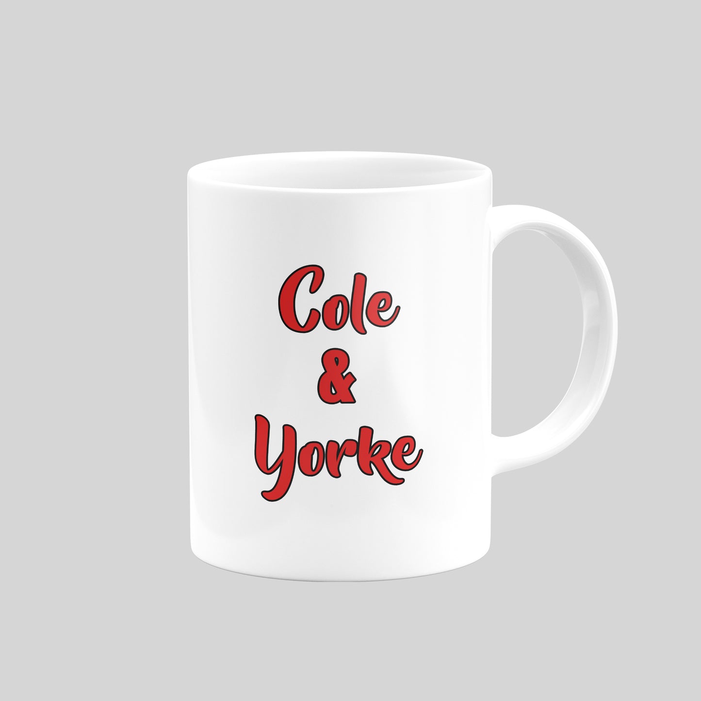 Andy Cole & Dwight Yorke Manchester United Mug – Football Artwork