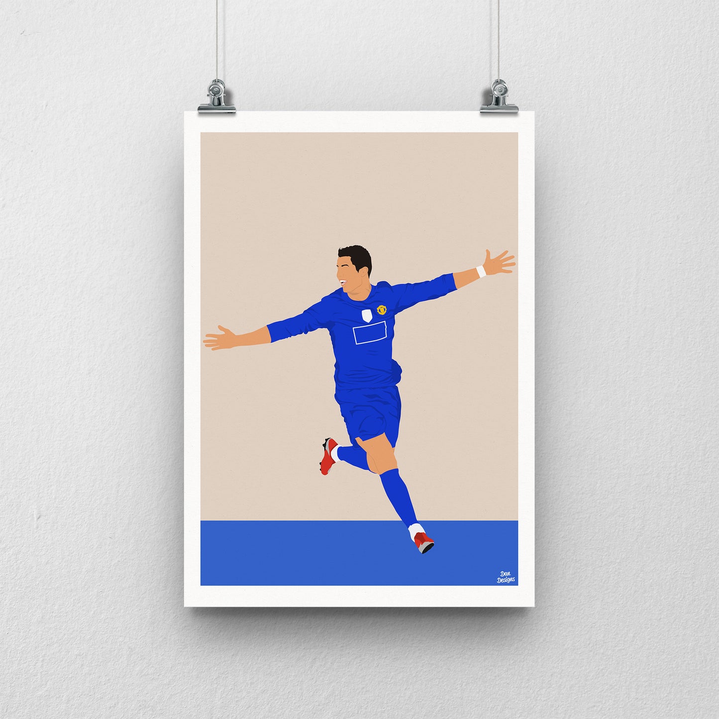 Cristiano Ronaldo Goal Print – Football Artwork