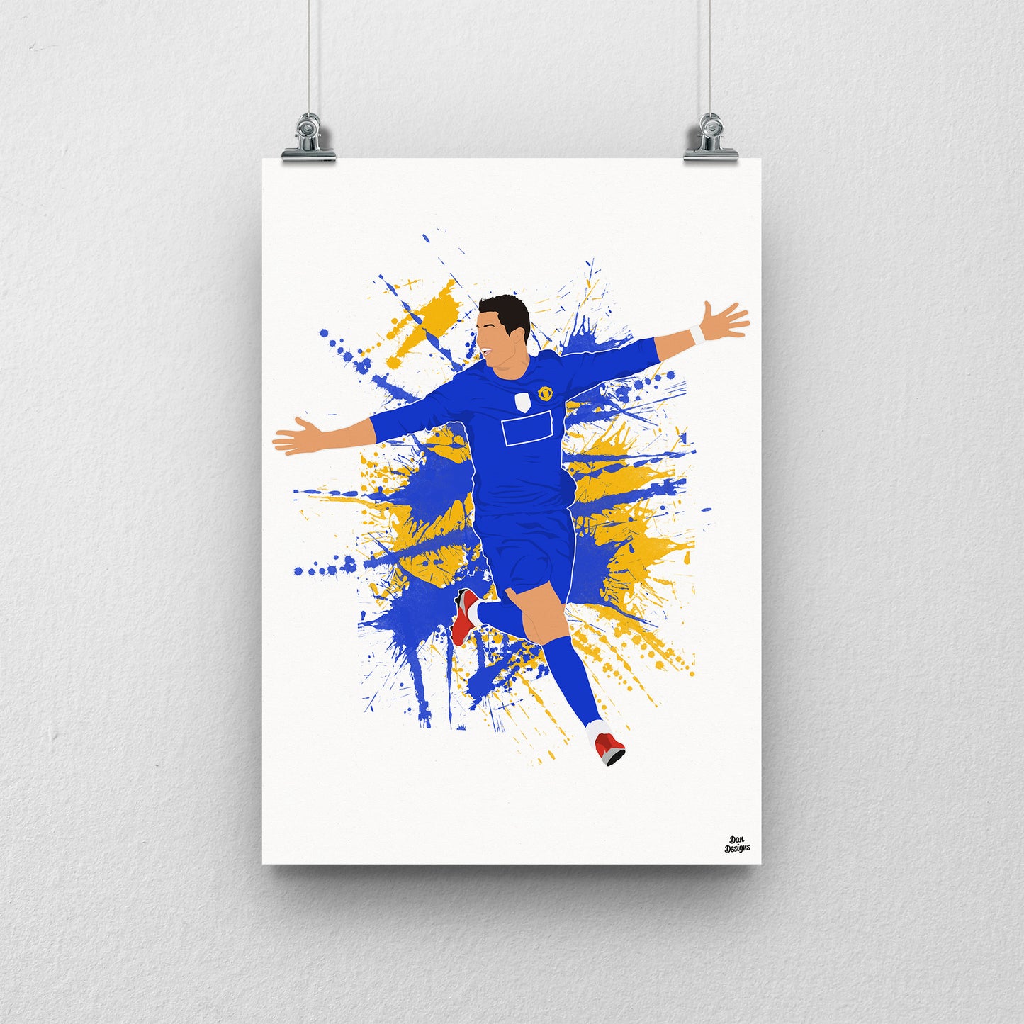 Cristiano Ronaldo Goal Print – Football Artwork