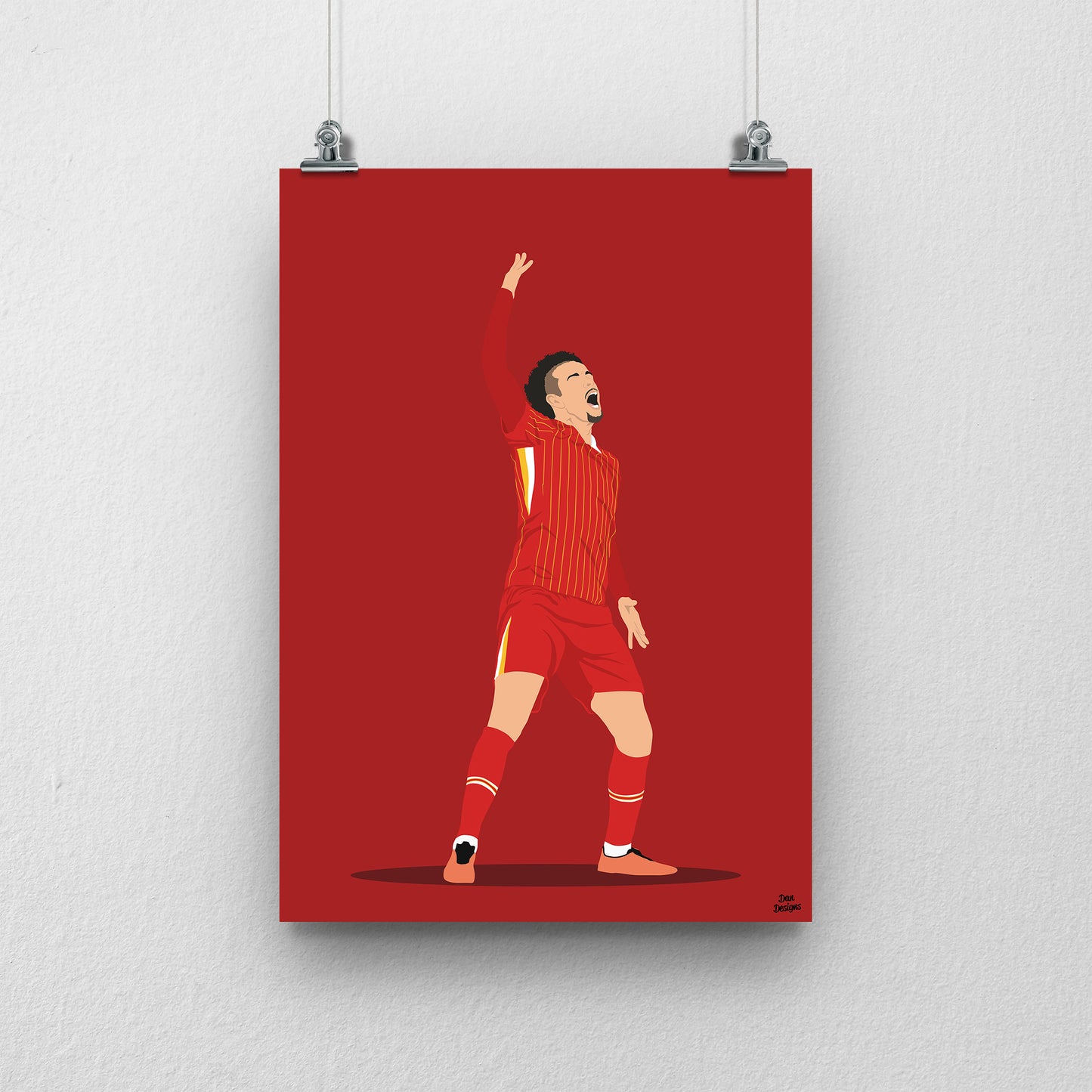Curtis Jones Liverpool Print – Football Artwork