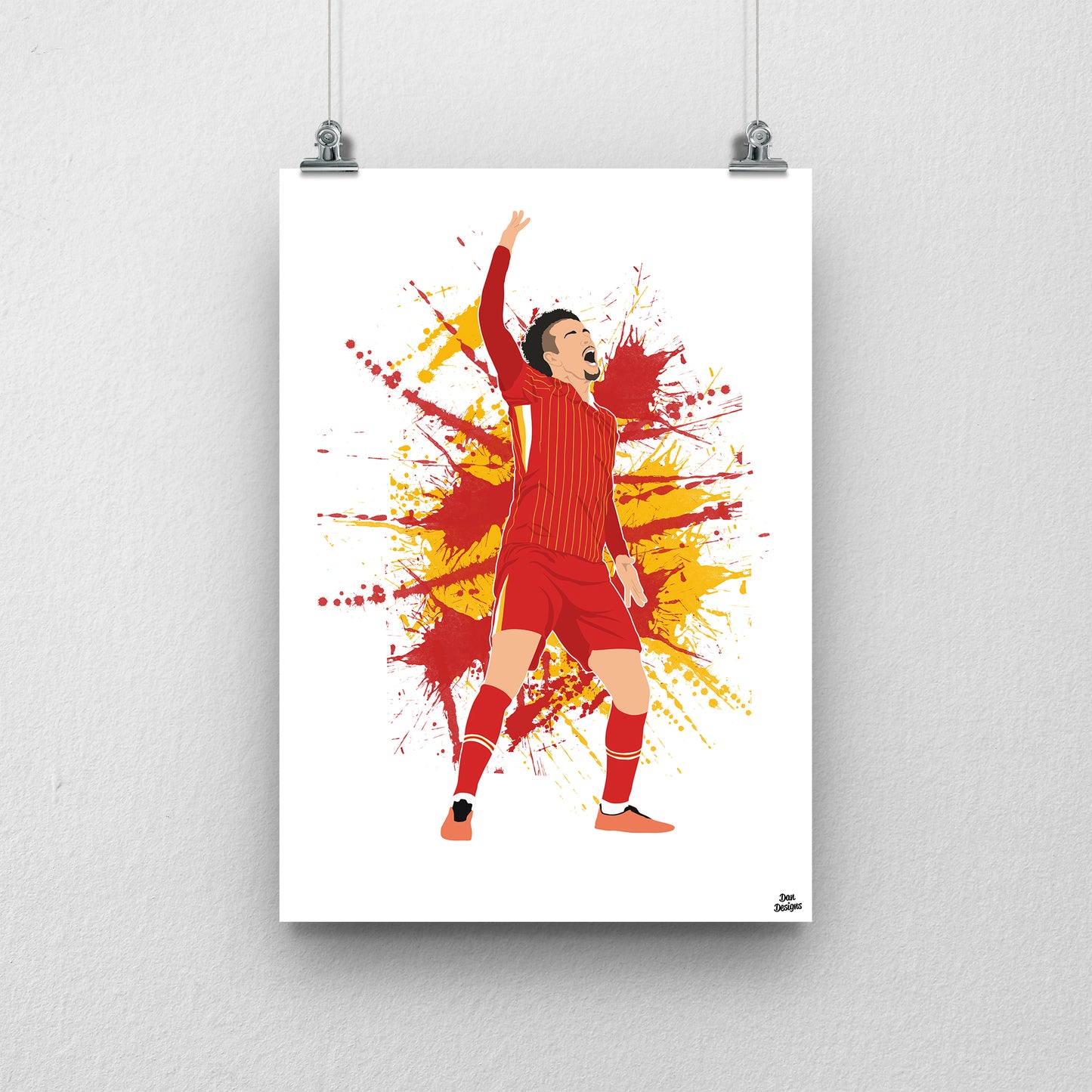 Curtis Jones Liverpool Print – Football Artwork