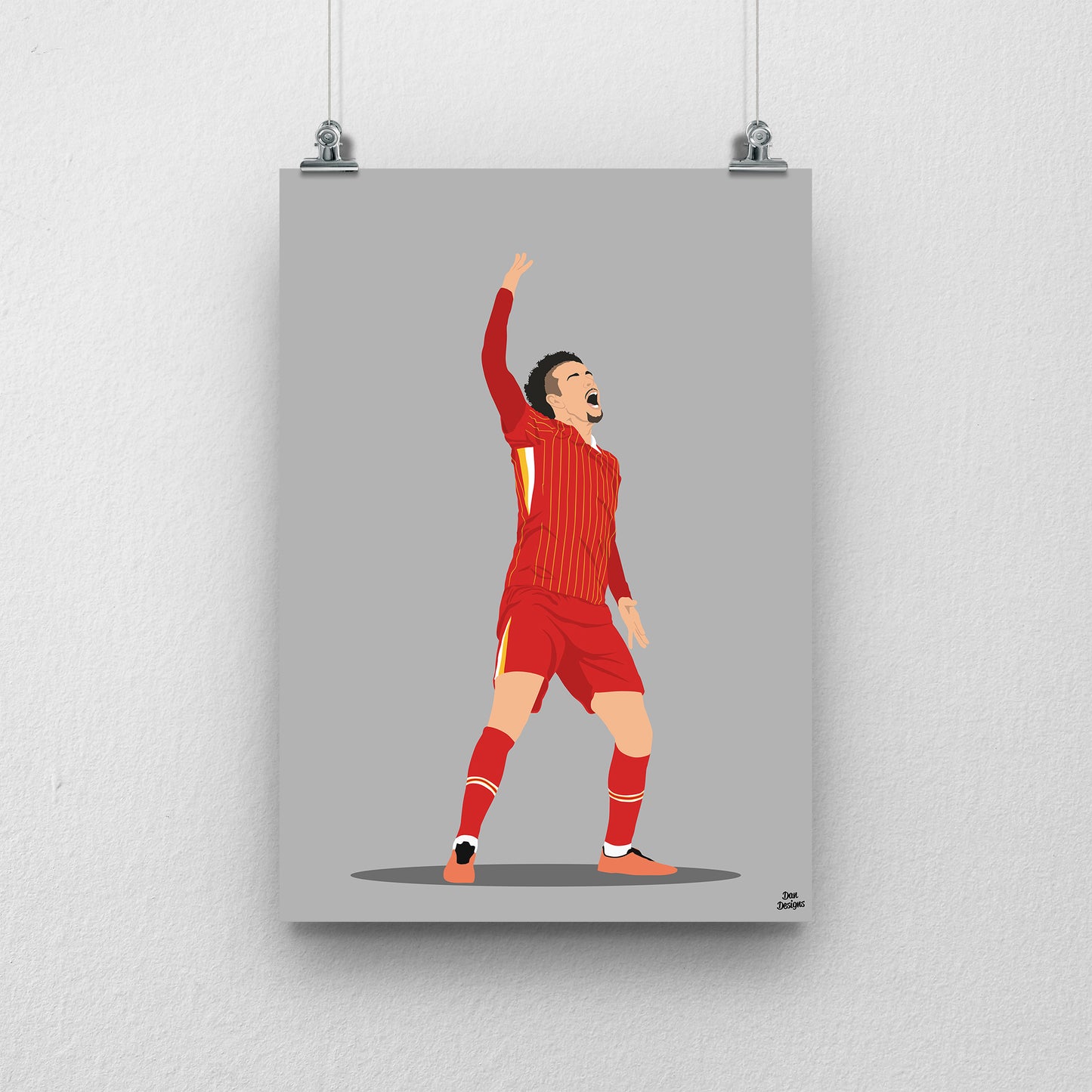 Curtis Jones Liverpool Print – Football Artwork