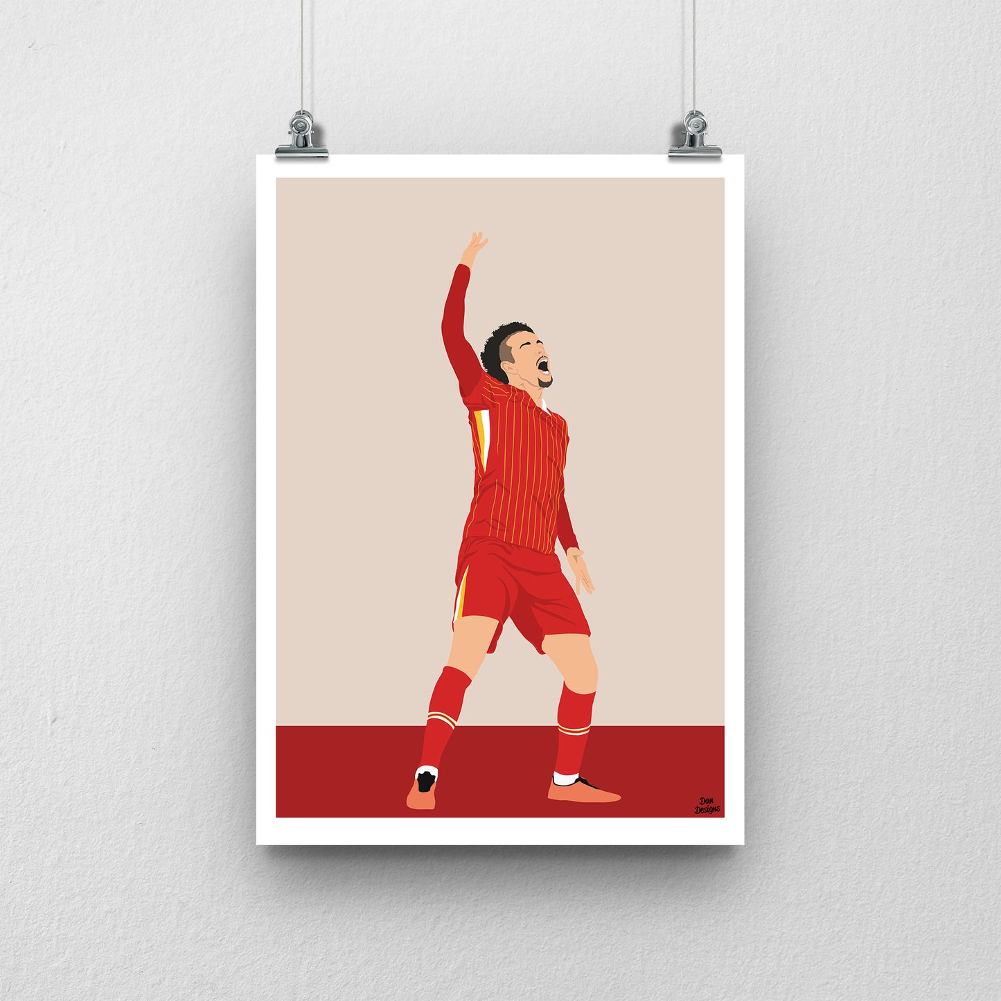 Curtis Jones Liverpool Print – Football Artwork
