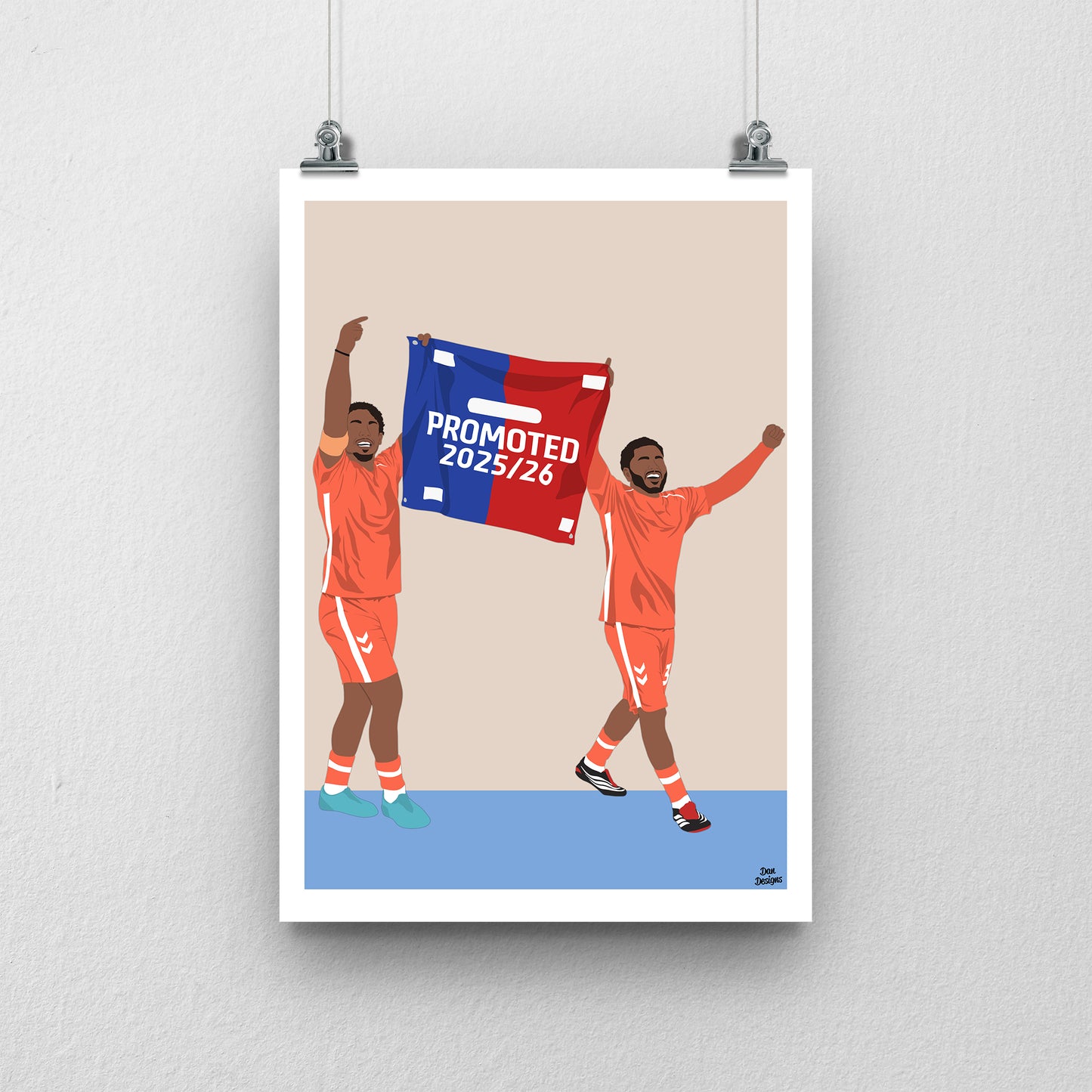 Van Ewijk & Dasilva Print – Coventry City Poster