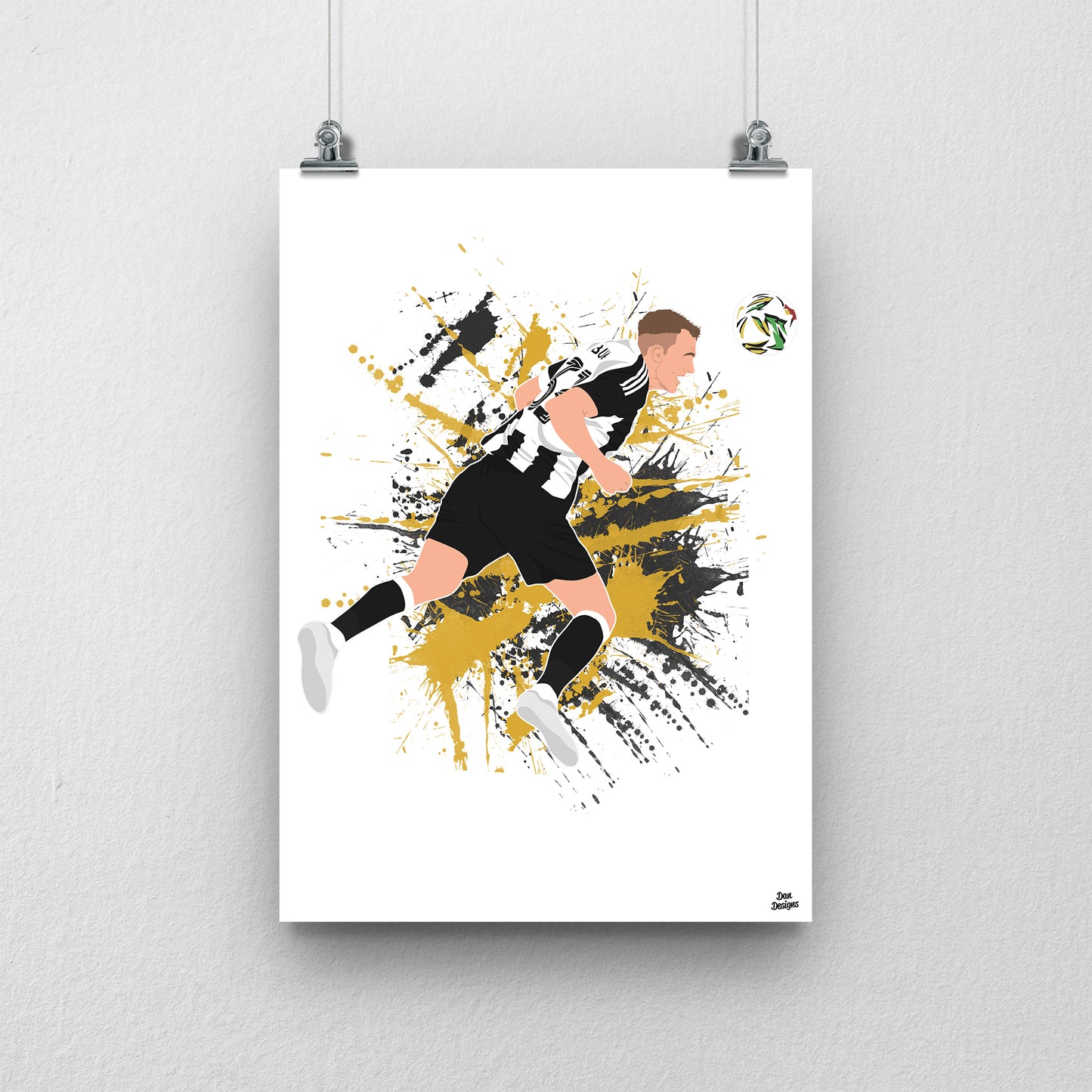 Dan Burn League Cup Goal Print