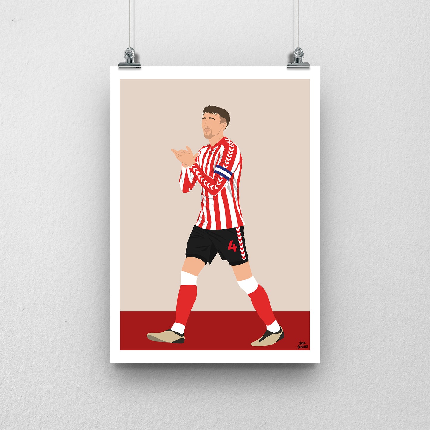 Dan Neil Sunderland Print – Football Artwork