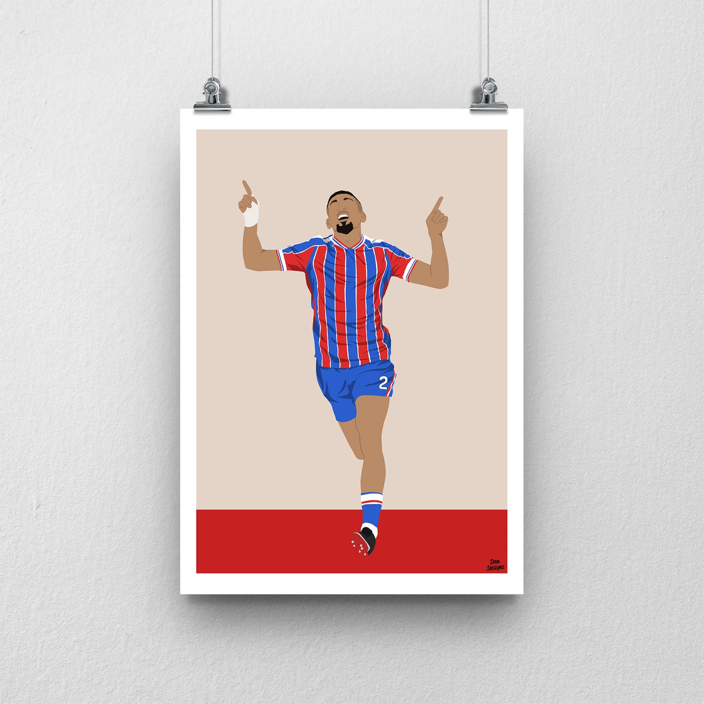 Daniel Munoz Print – Crystal Palace Football Artwork