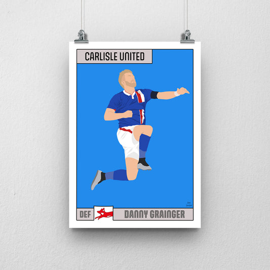 Danny Grainger Carlisle United Print – Official Club Artwork