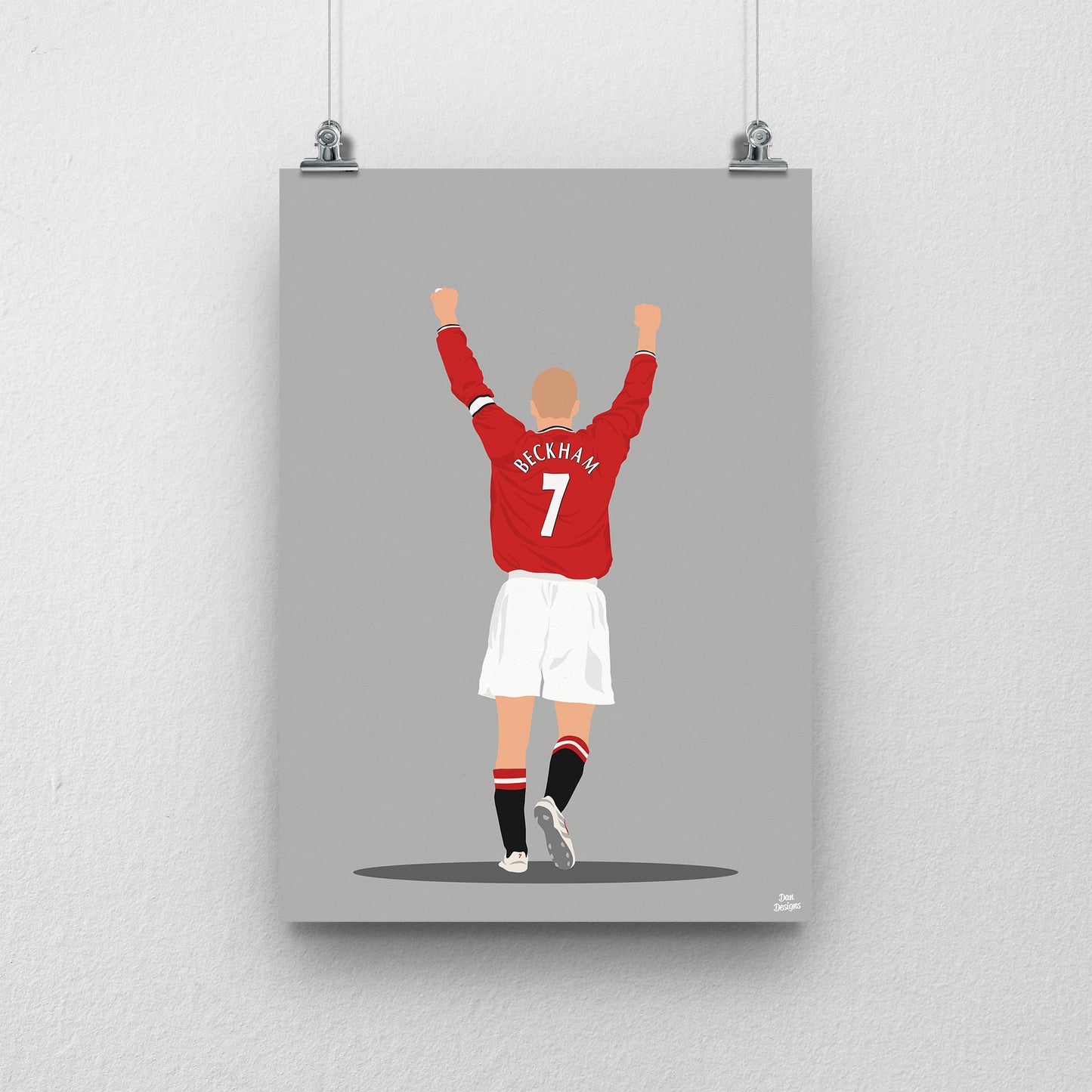 David Beckham Utd Print