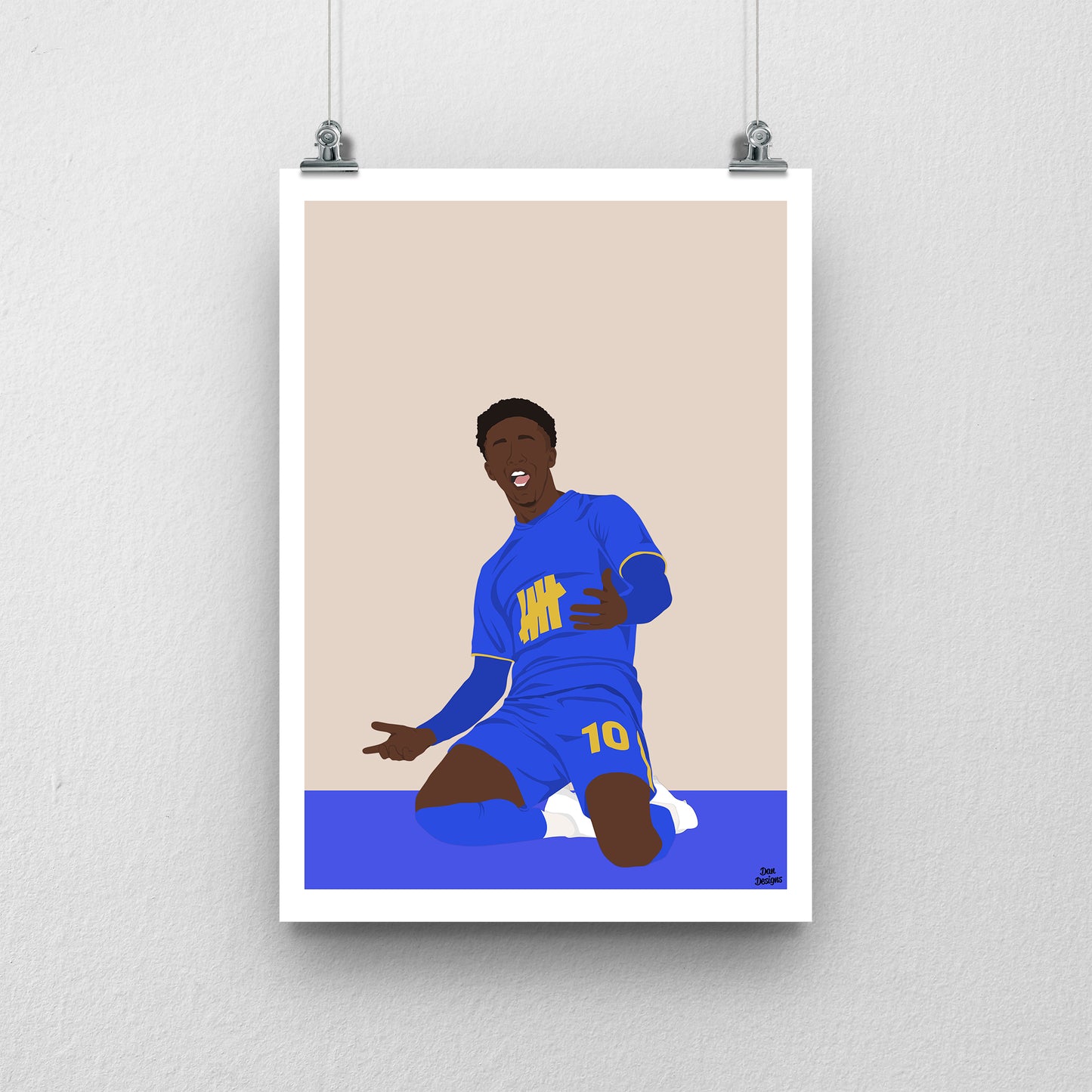 Demarai Gray Print – Birmingham City Artwork