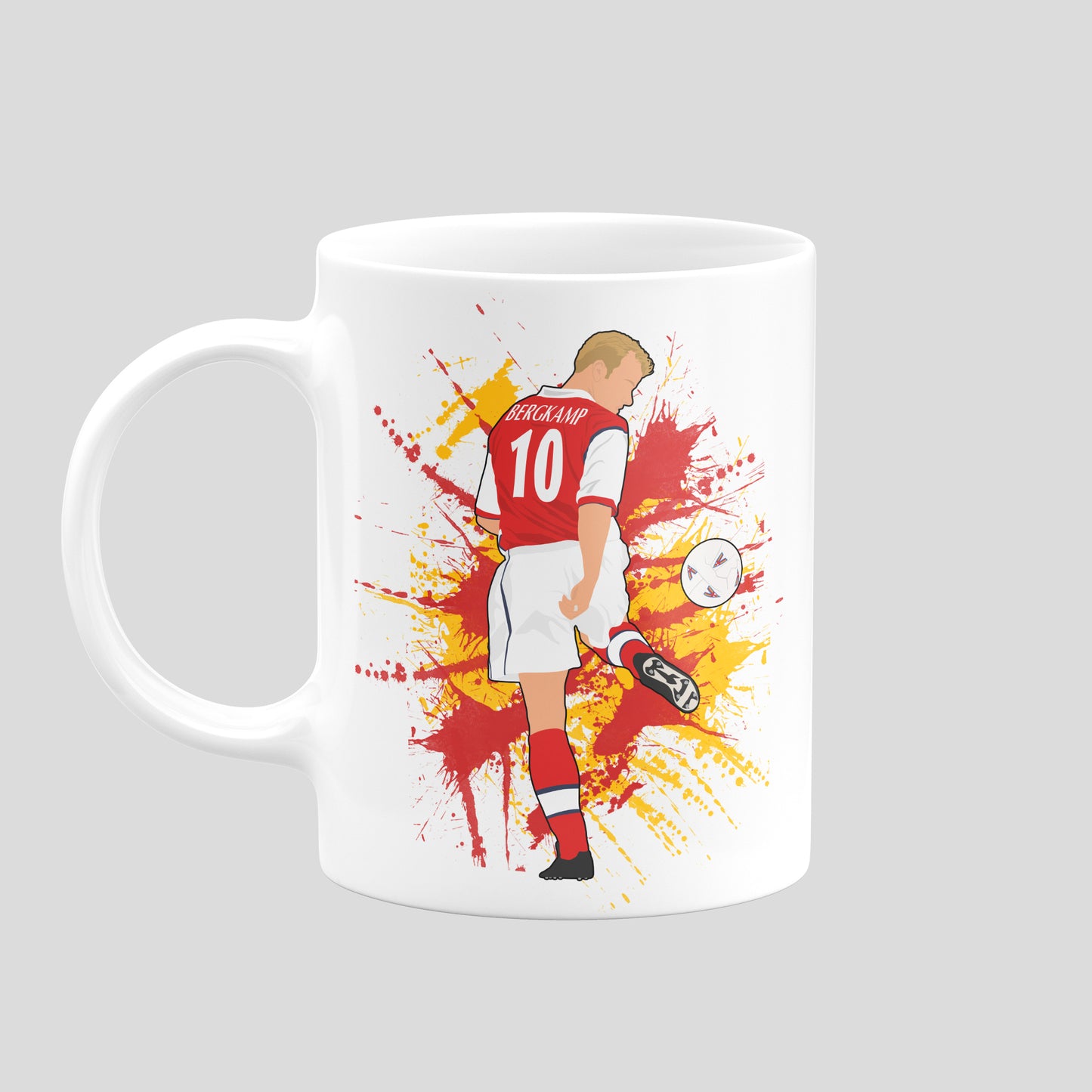 Dennis Bergkamp Arsenal Mug – Football Artwork