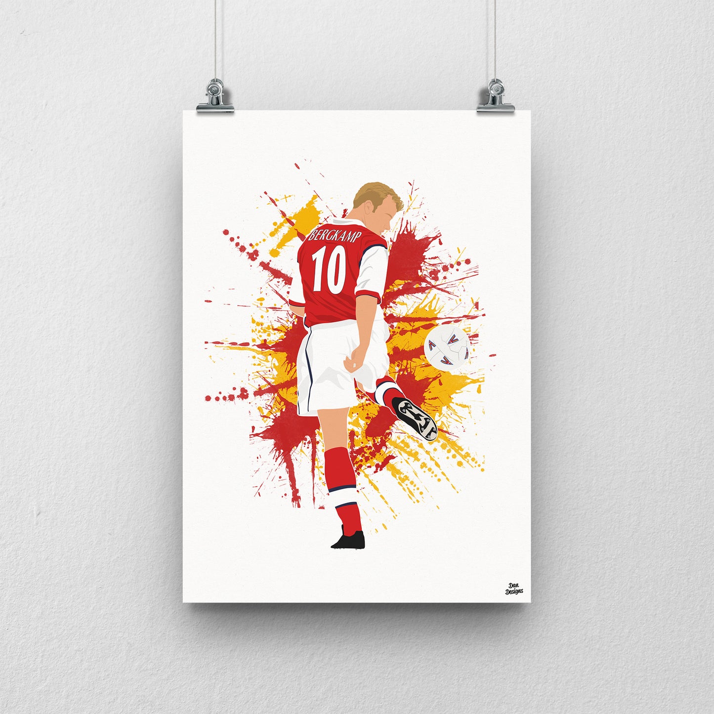 Dennis Bergkamp Print
