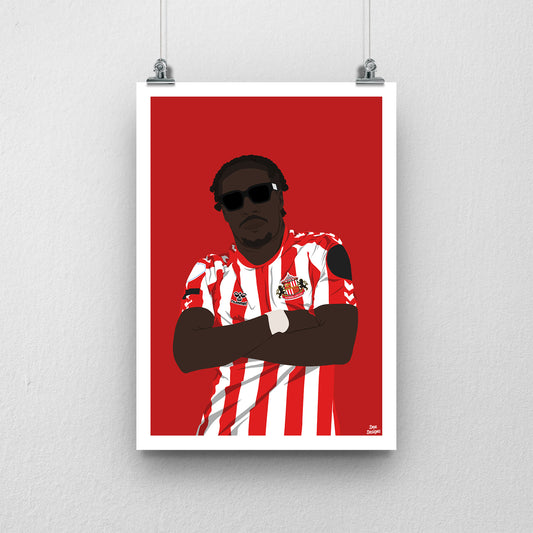 Eliezer Mayenda Sunderland AFC Print – Football Wall Art