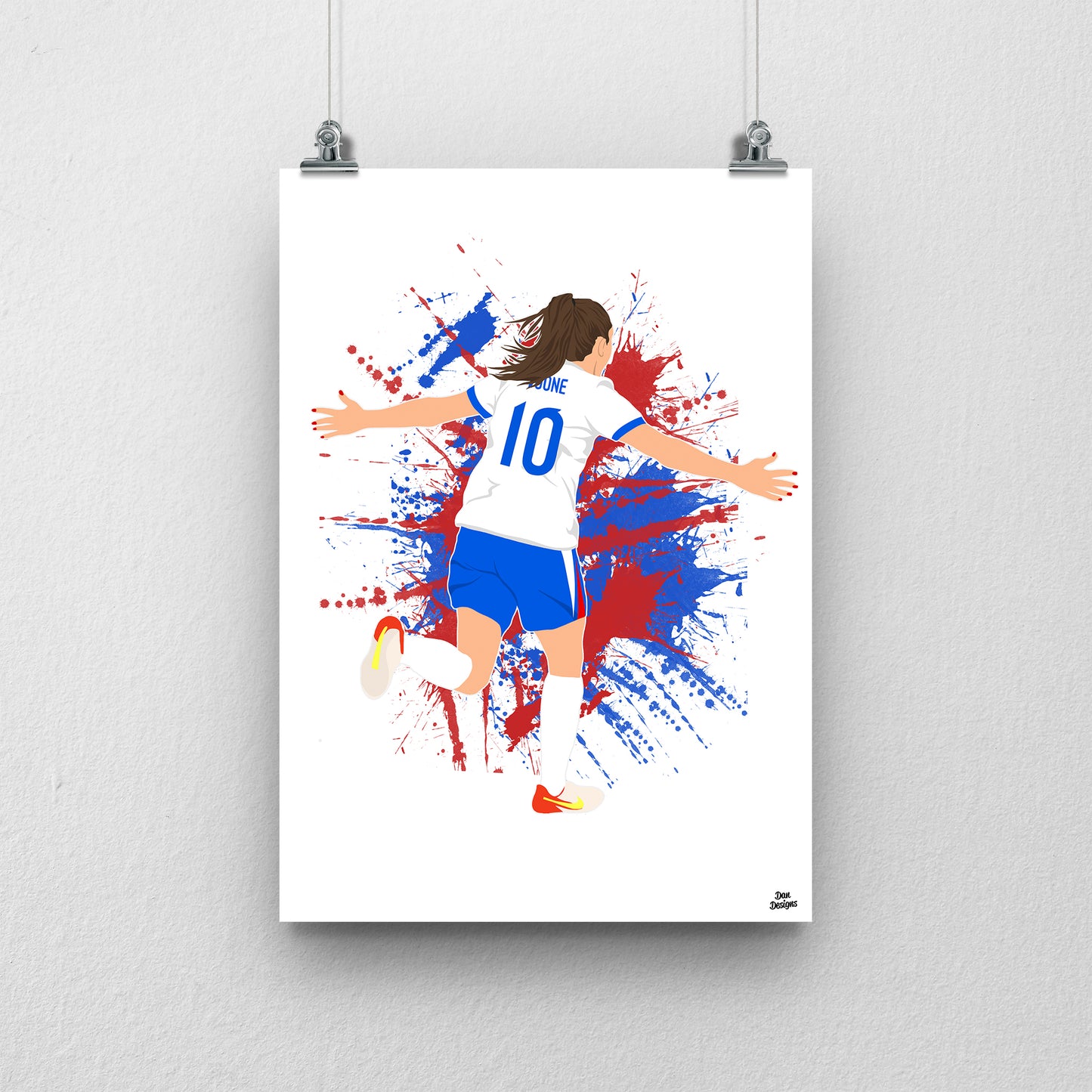 Ella Toone Print | Lionesses Euro 2025