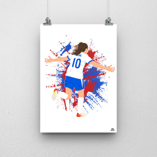 Ella Toone Print | Lionesses Euro 2025